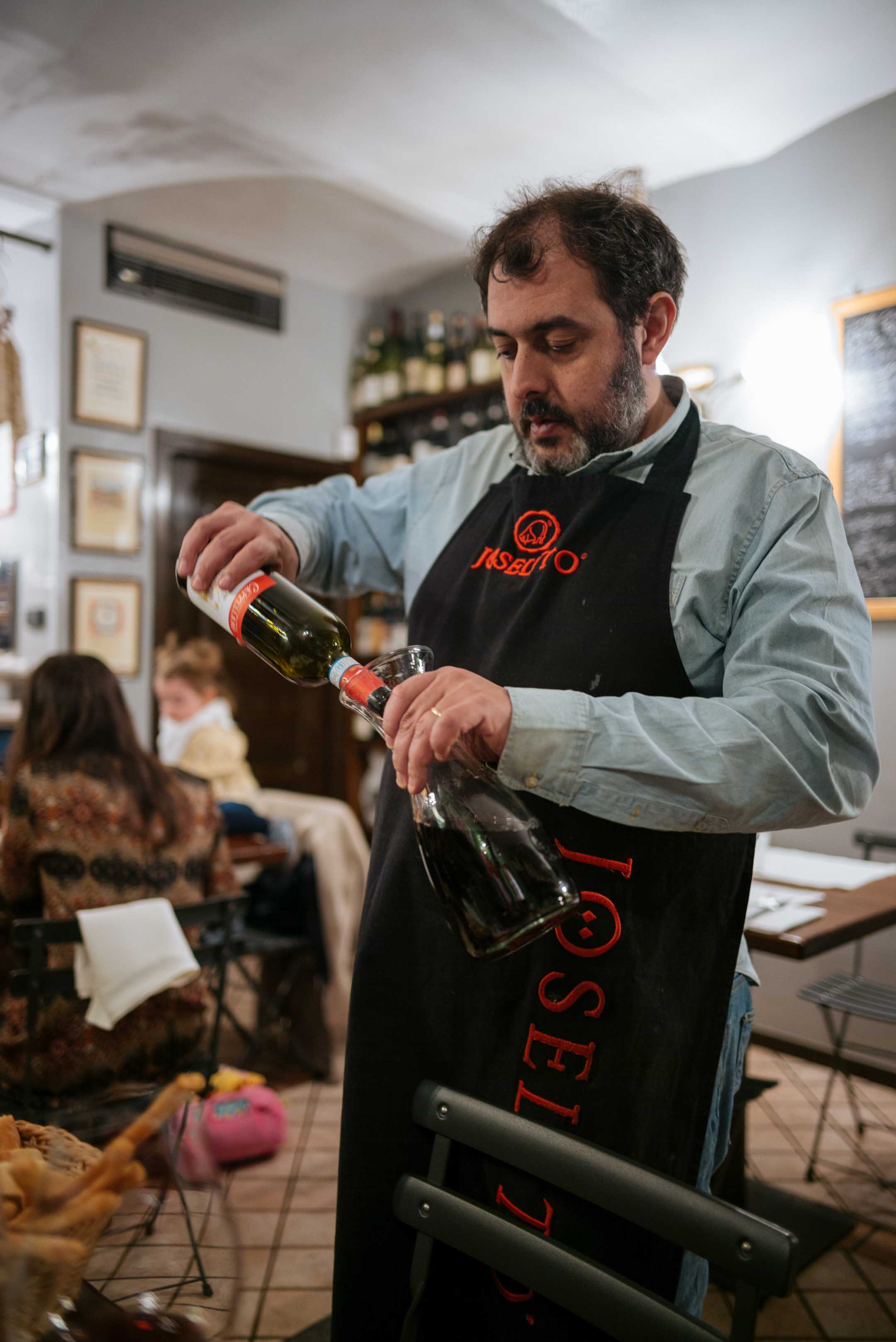 Go to Vinoteca Centro Storico in Serralunga for good food and amazing local wines and champagnes - ask Alessio what wine to drink