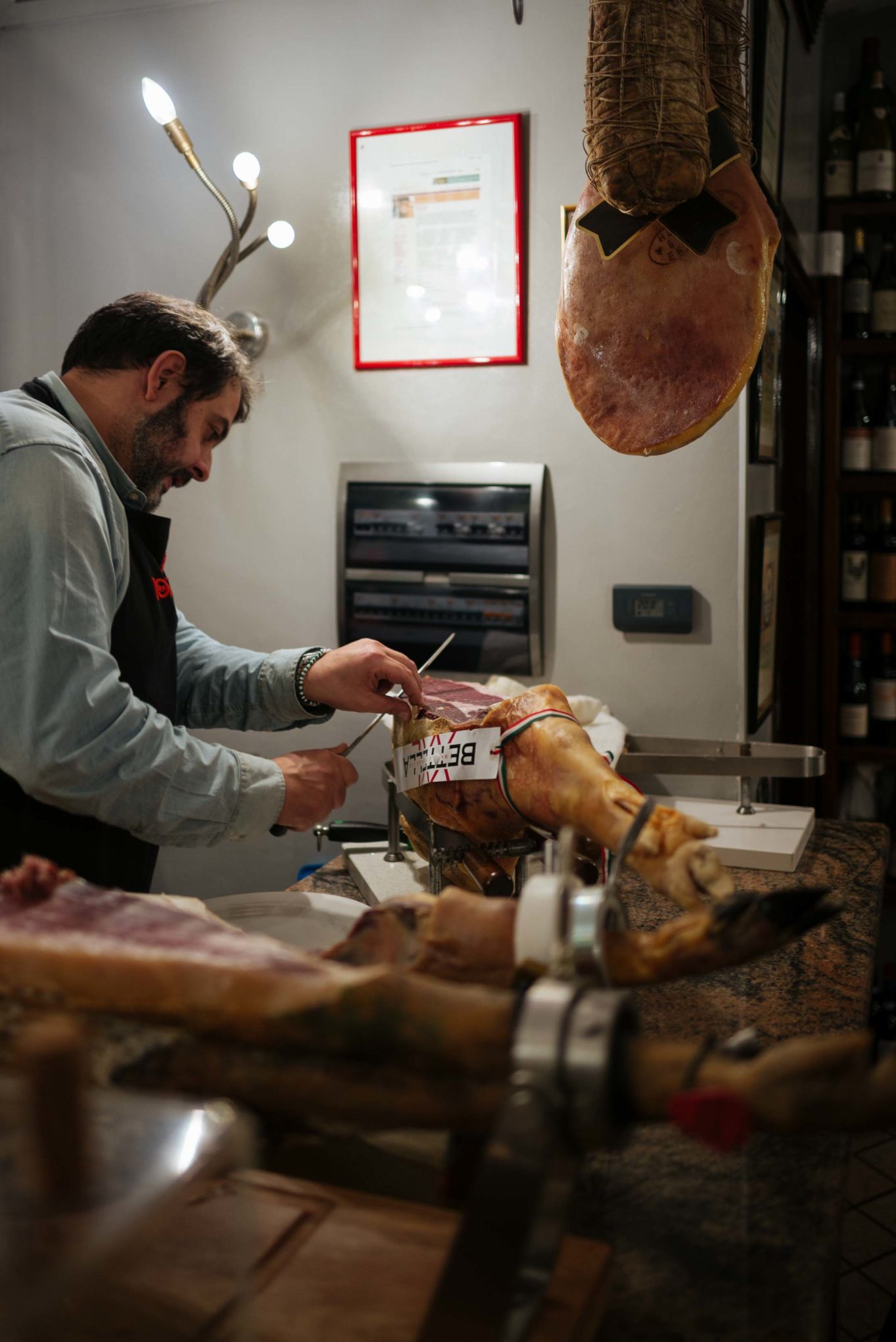 Go to Vinoteca Centro Storico in Serralunga for good food and amazing local wines and champagnes - ask Alessio what to drink and eat - don't miss out on the cured meat and prosciutto 