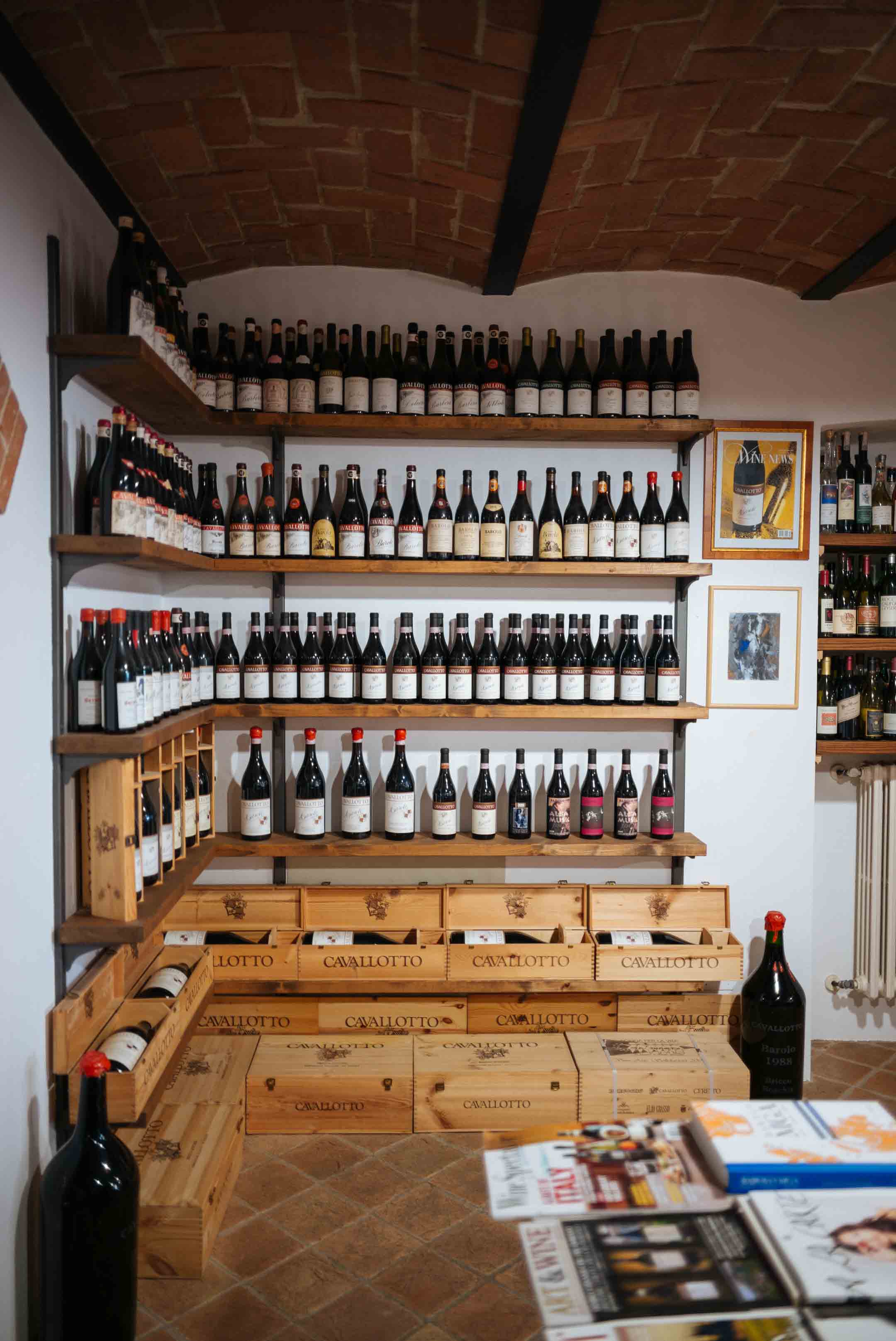 Cavallotto winery outside of Castiglione Falletto - in the Barolo region in Piedmont