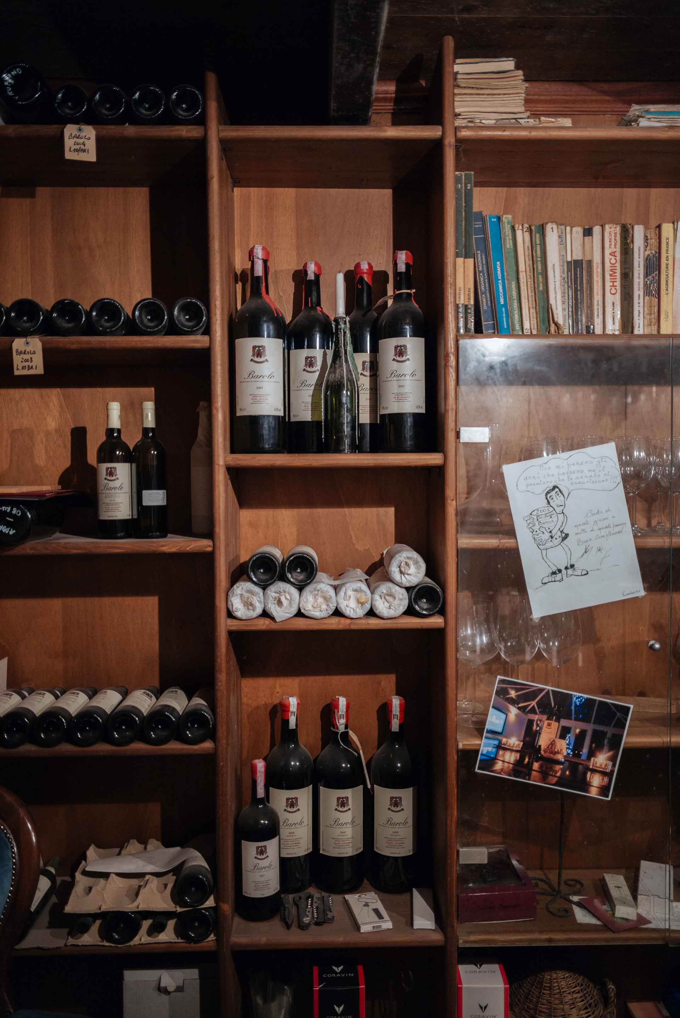Winemaker Elio Sandri in Barolo gives us a tour of his small production natural wine winery