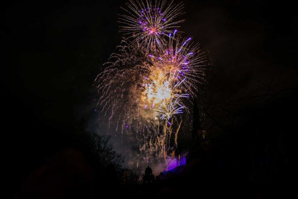 New Year's Eve Fireworks over Edinburgh Castle, The Taste Edit
