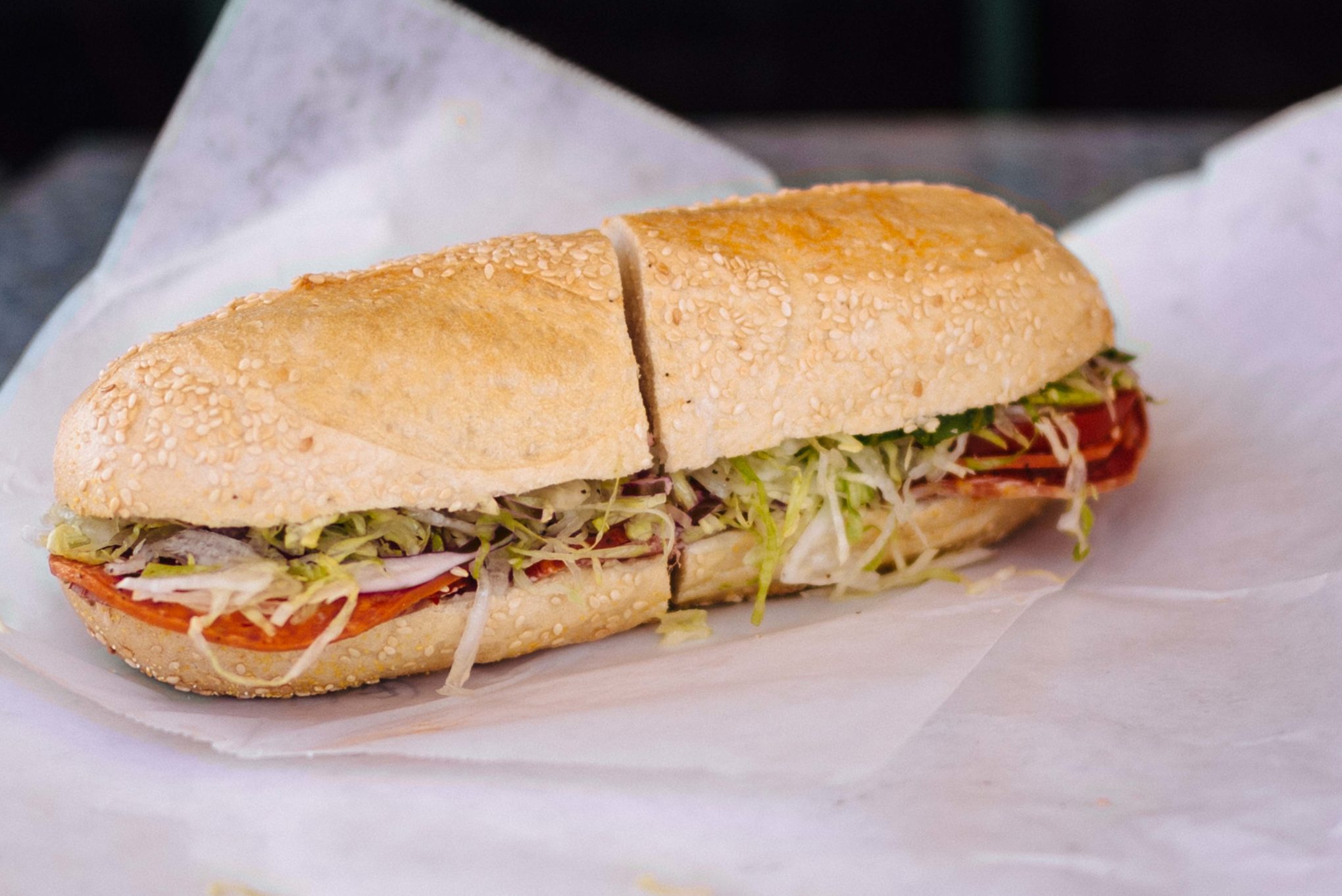 Get an Italian sub at Mona lisa in San Diego