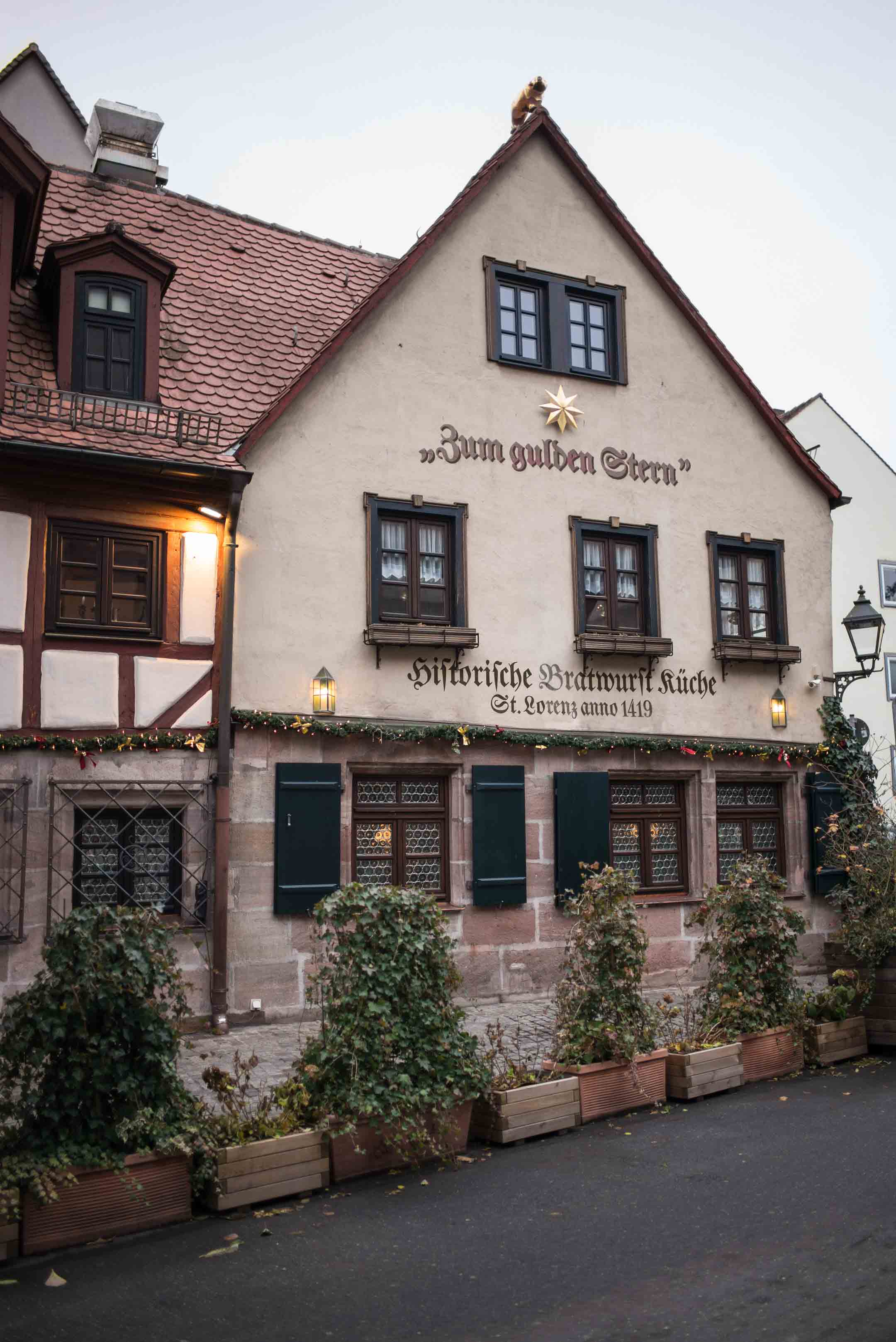 The Taste Edit visits Nuremberg Germany and Zum Gulden Stern, the oldest sausage restaurant in Nuremberg