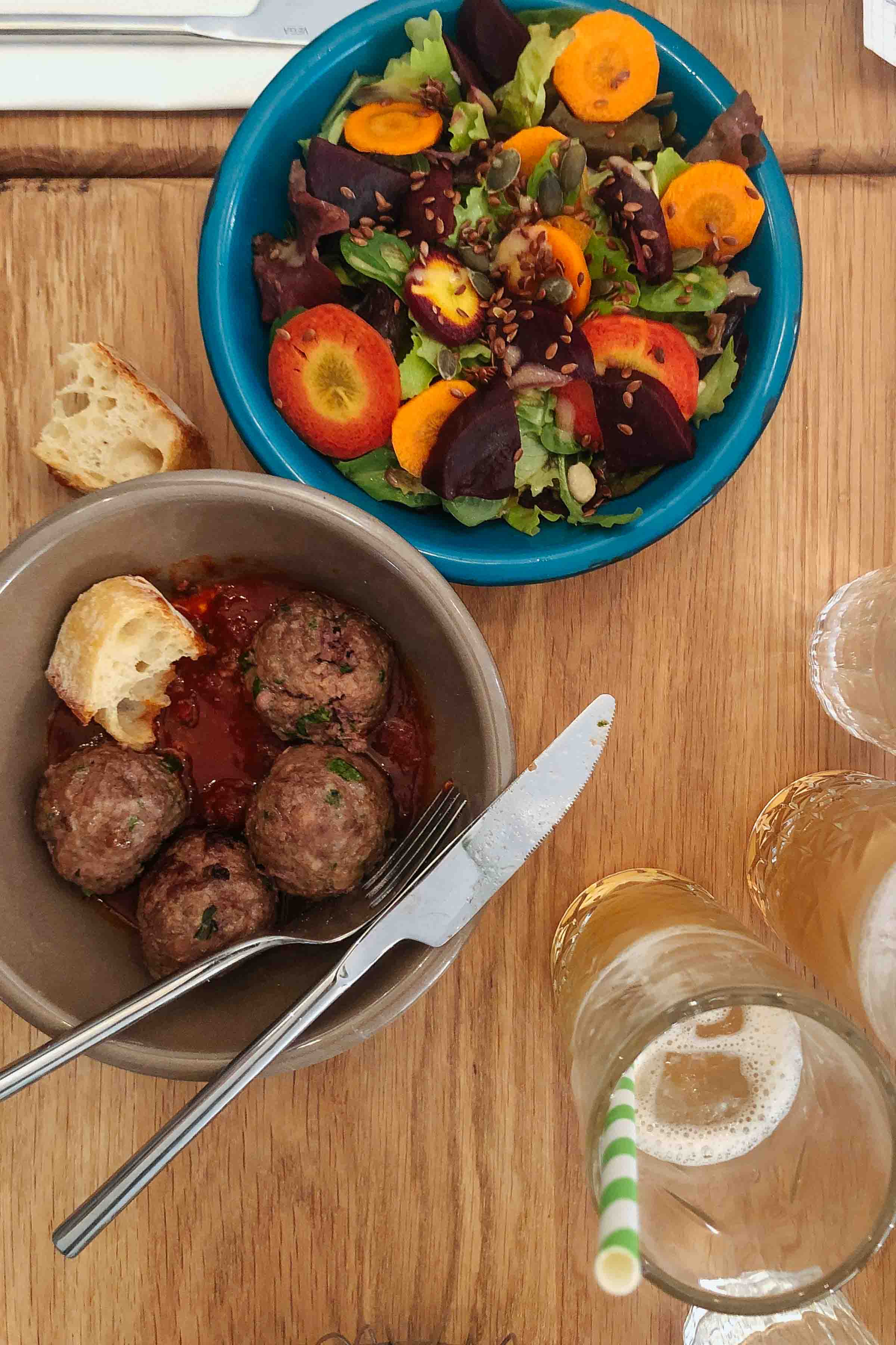 Looking for the best restaurants in Paris? Go to Balls who offers a modular menu of meatballs and sides - photo by kate leahy