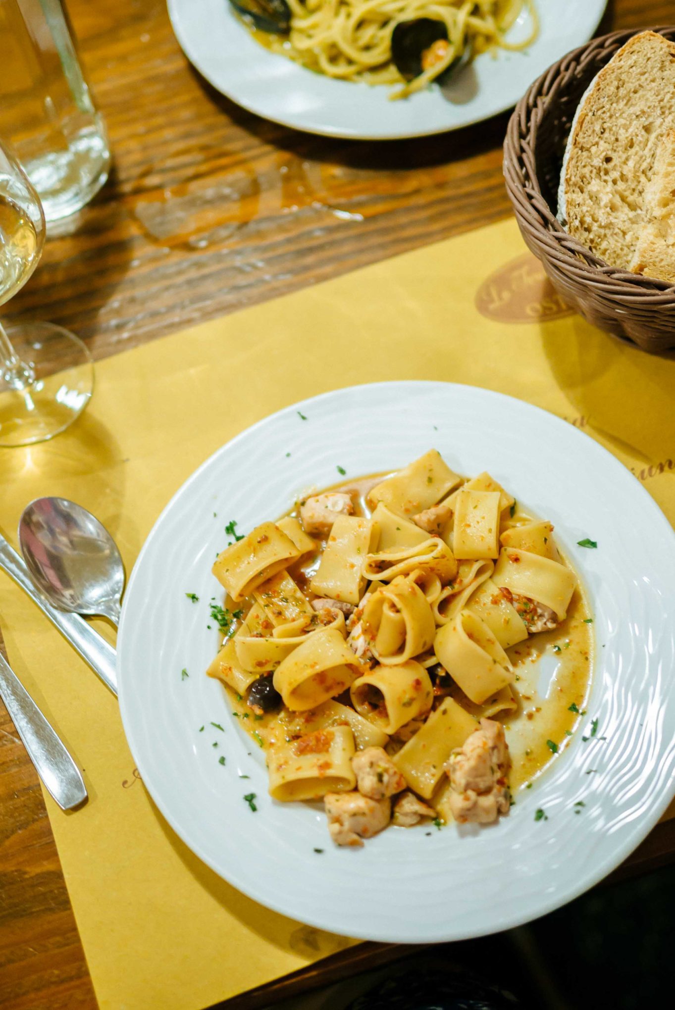 The Taste Edit recommends eating seasonal pasta at Forchetta Curiosa restaurant in Genova Italy