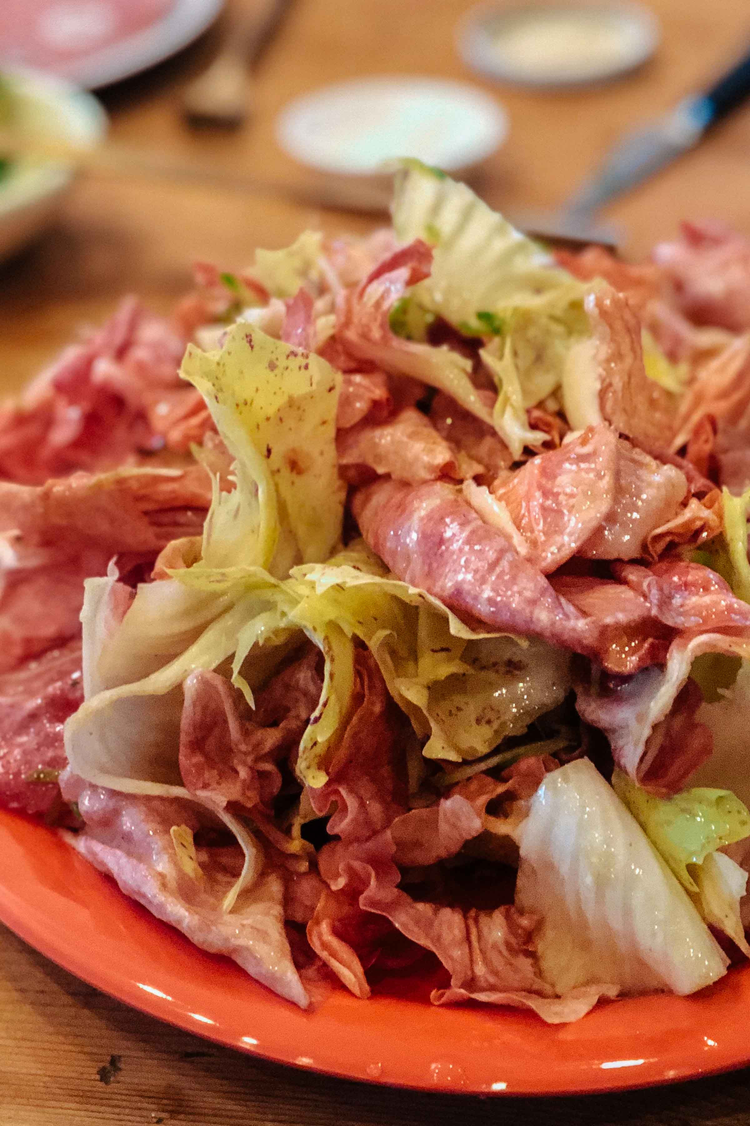 Chicory Salad in Paris - photo by Kate Leahy