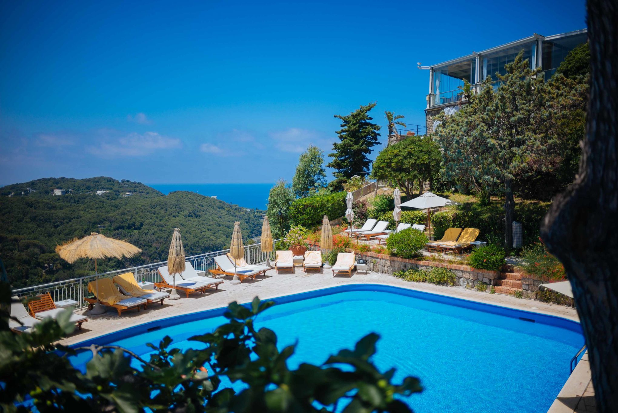 Relax in one of the many salt or freshwater pools at this thermal spa and hotel in Ischia | thetasteedit.com #italy #travel #hotel #spa