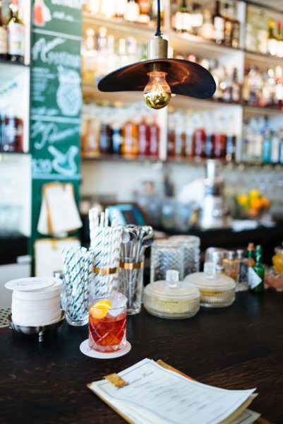 Negroni at Dante in New York City - historic greenwich village bar photo by Sarah Stanfield of The Taste Edit