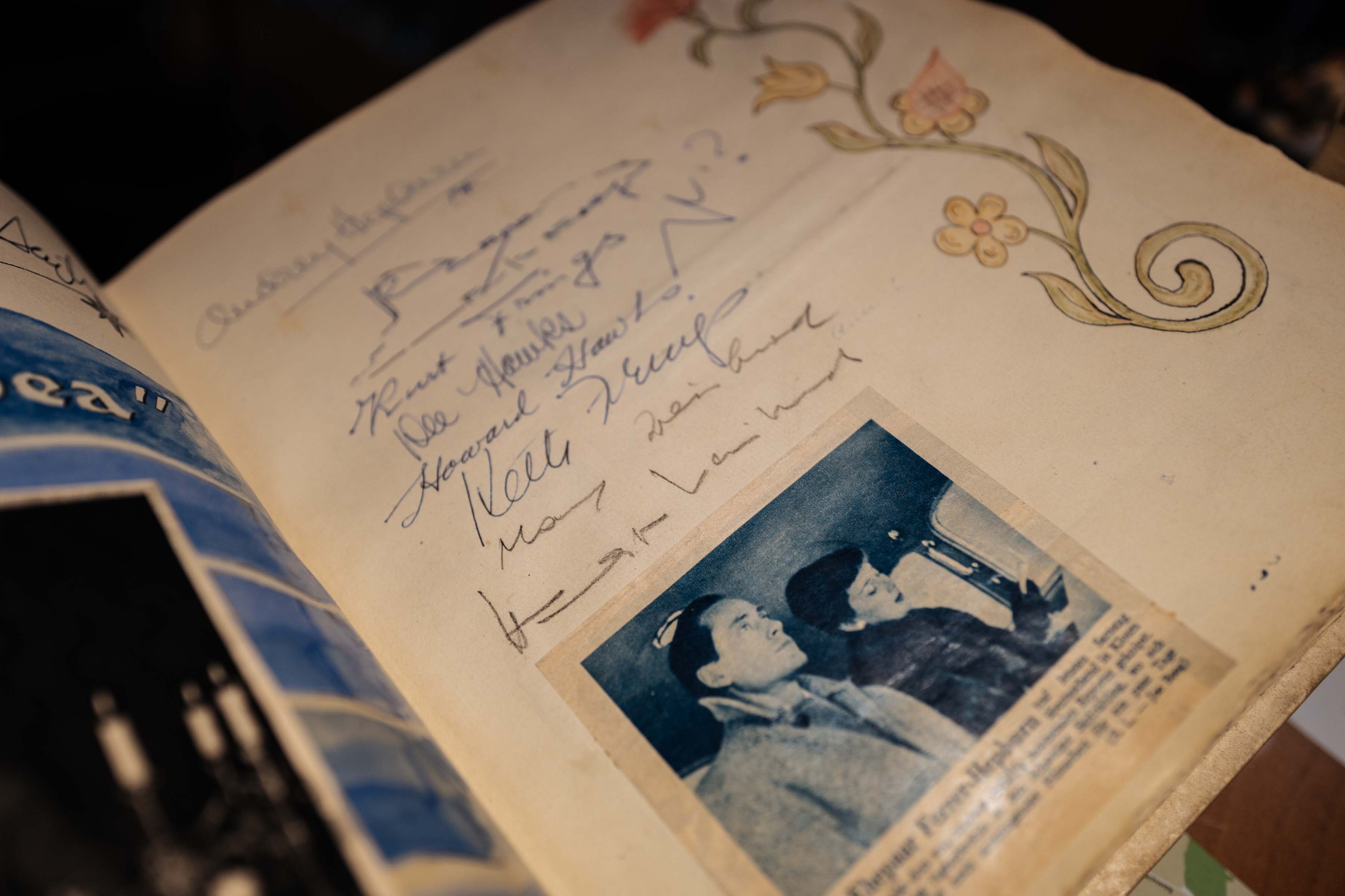 Look at historical hotel Chesa Grischuna's guest book filled with Hollywood movie stars like Audrey Hepburn in Klosters near Davos Switzerland, a Swiss ski resort | thetasteedit.com #hotel #switzerland #swiss