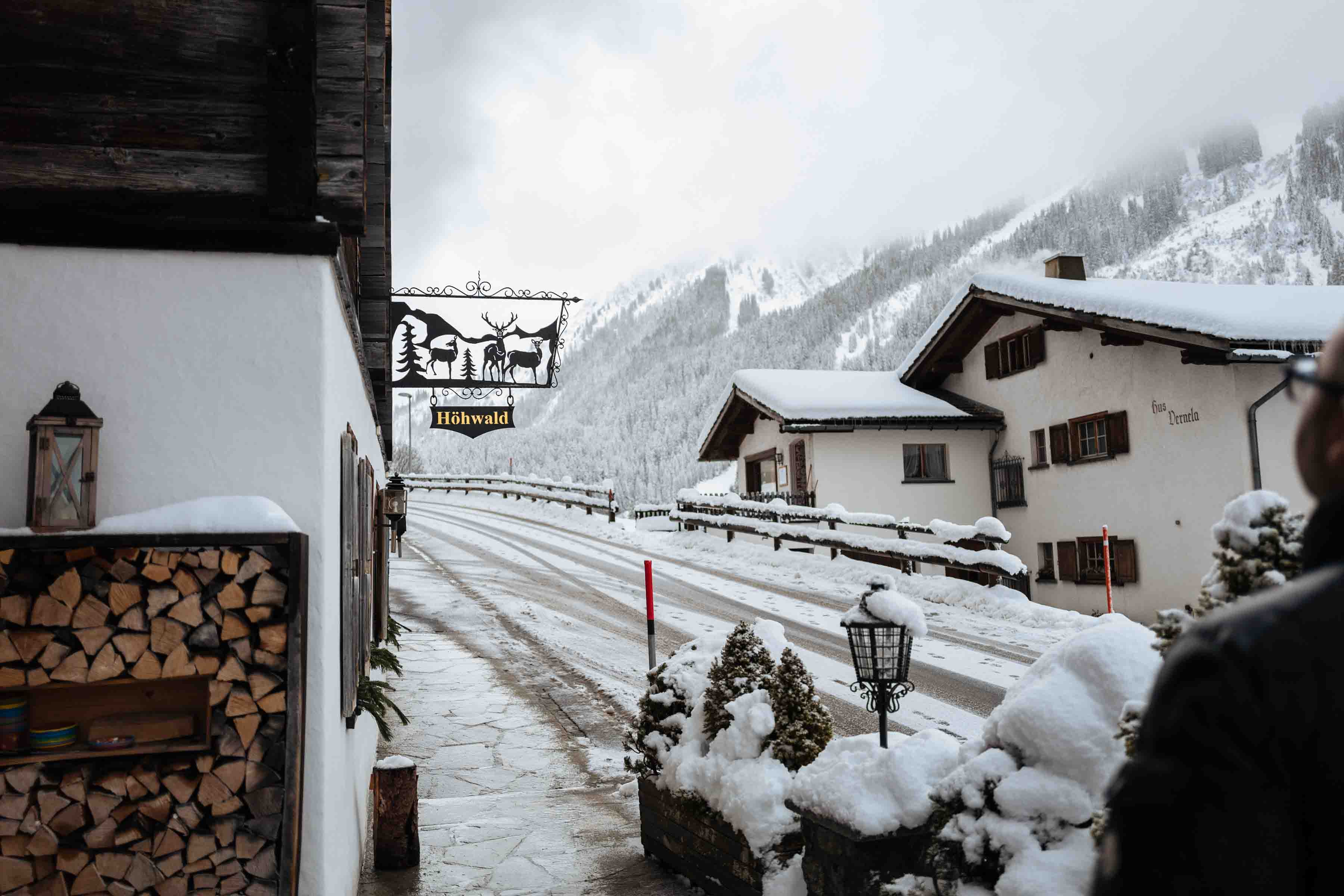 Best Restaurant in Klosters is Gasthaus Hohwald has the best fondue and food with a fabulous bar in Klosters