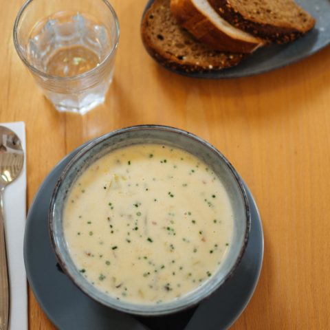 Lock Fyne Oyster's Cullen Skink traditional Scottish soup with smoked fish recipe | thetasteedit.com #recipe #fish #soup #chowder