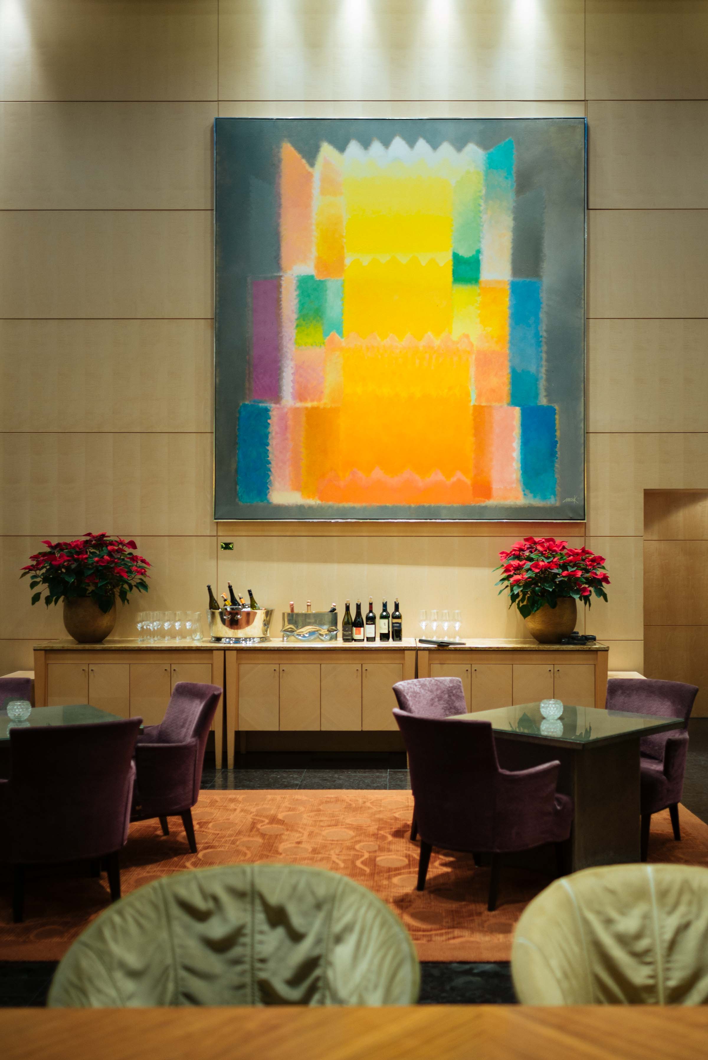 Have team under the art at the Park Hyatt Zurich Hotel in Switzerland