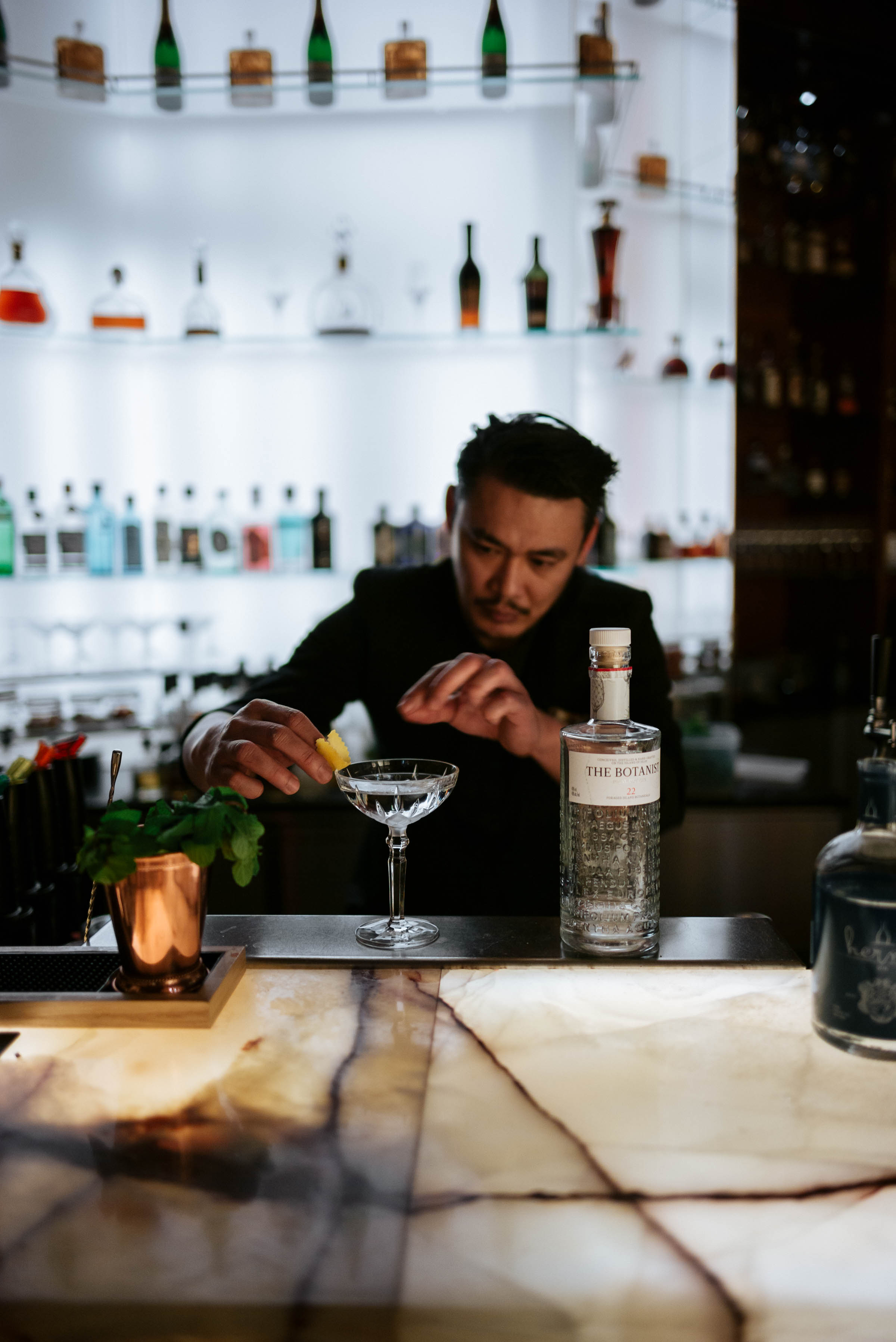 Martinis at Onyx Bar at the Park Hyatt Zurich Hotel in Switzerland