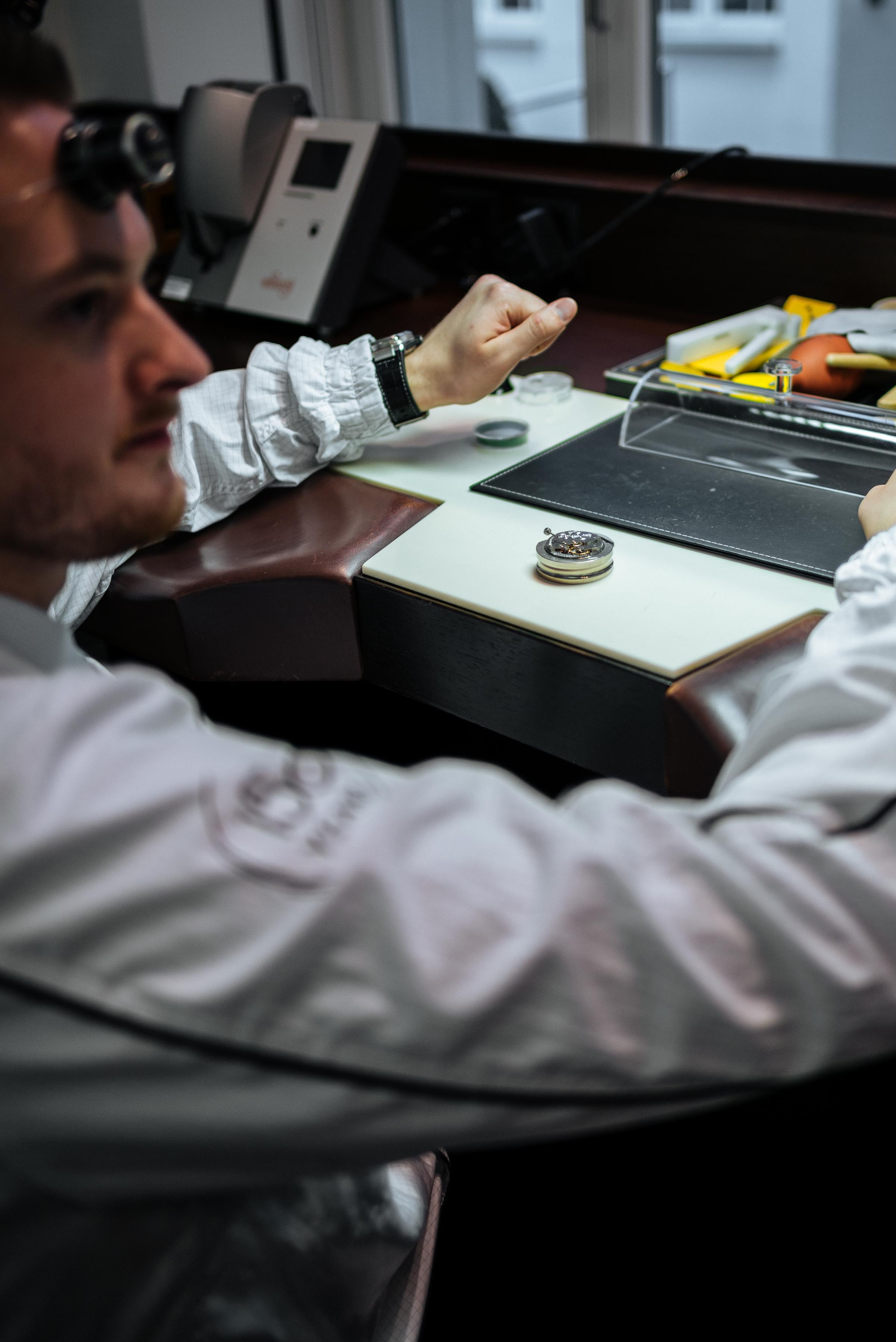 On Saturdays an IWC Watch maker is available to answer questions at the IWC museum in schaffhausen Switzerland