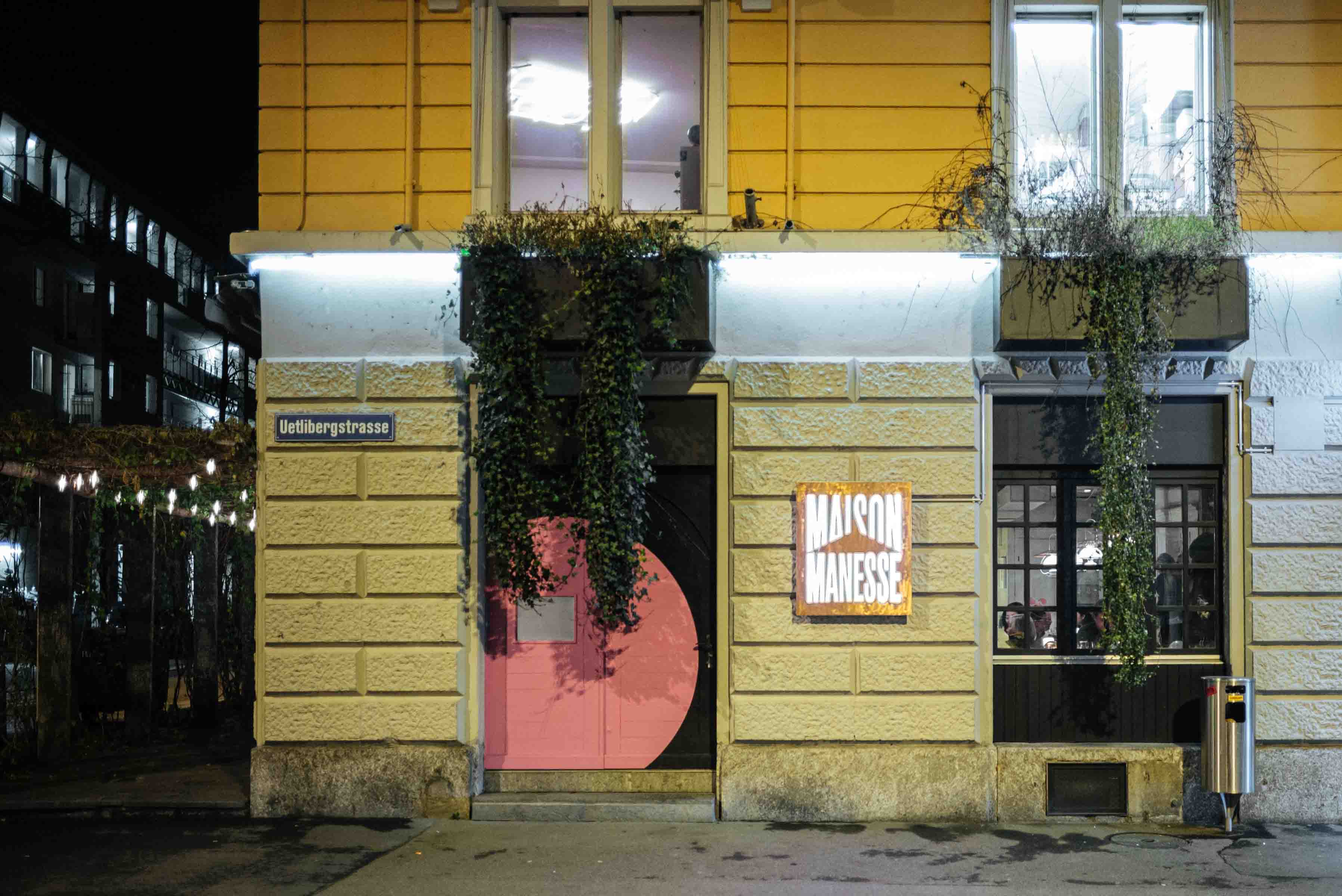 Zurich Restaurant Maison Manesse is a one Michelin star restaurant with prefix dinner menus along with a la carte and extensive natural wine list
