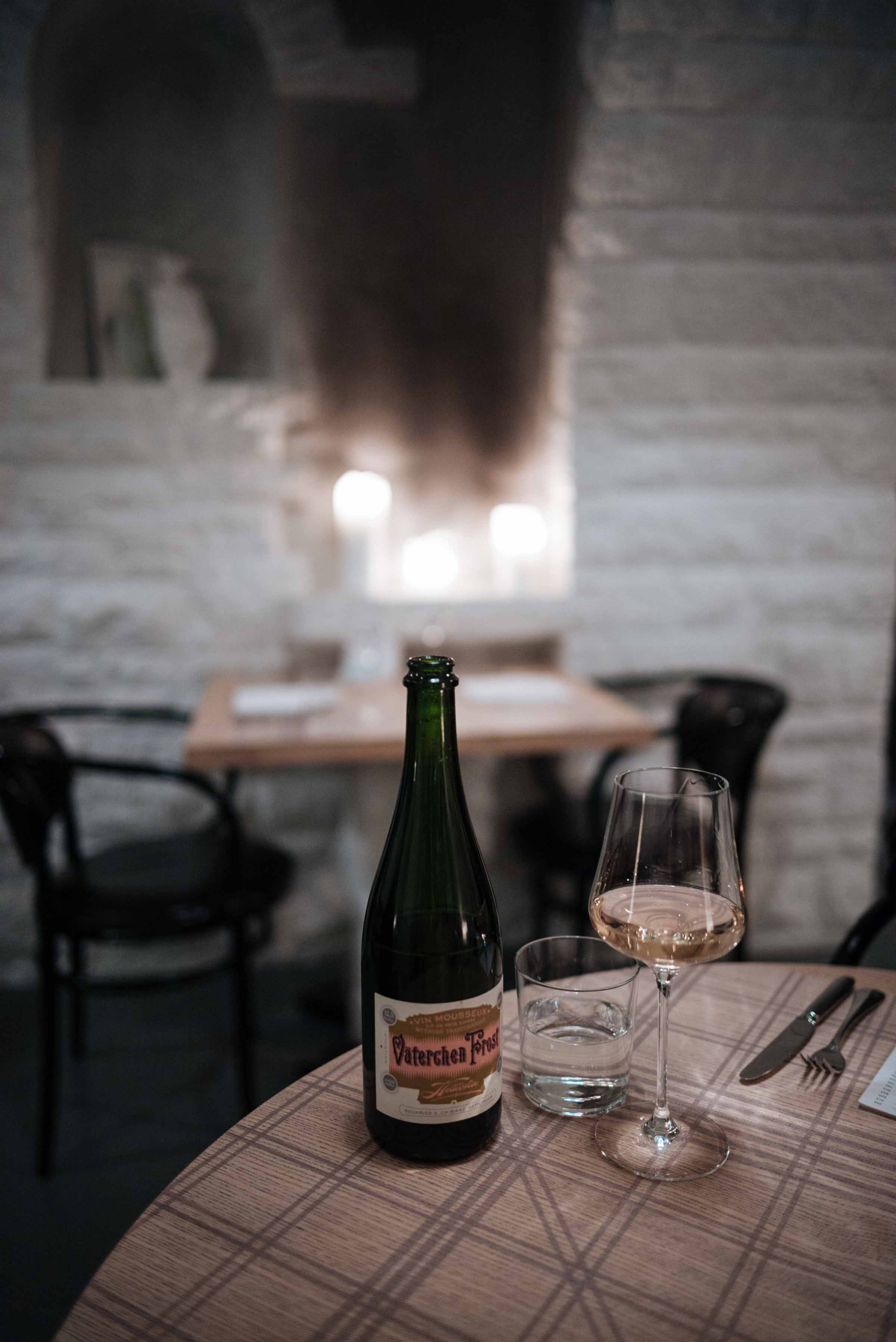 Zurich Restaurant Maison Manesse has a large natural wine list