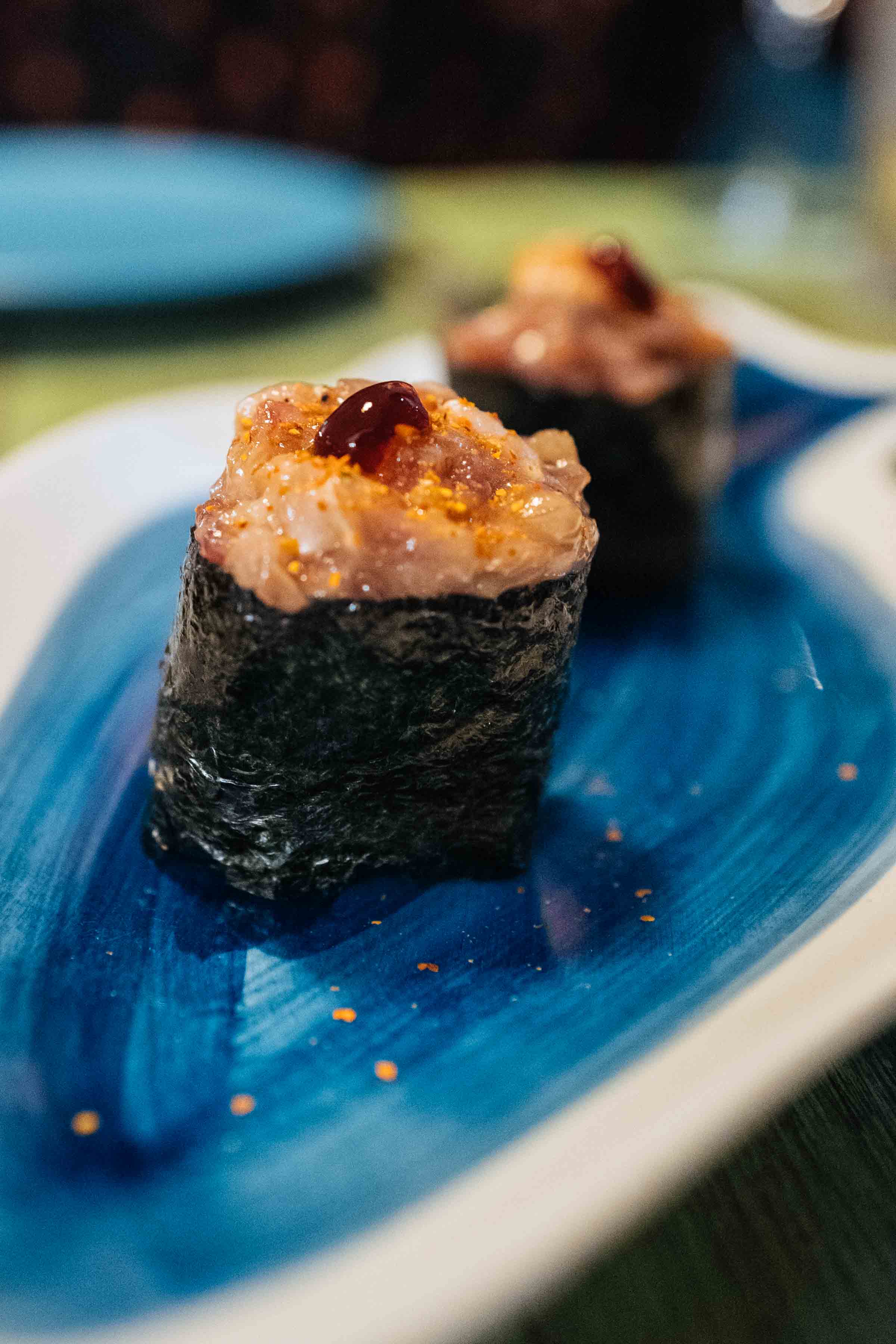 Order sushi to start dinner at Yakumanka: Geneva’s Peruvian Restaurant in the Mandarin Oriental Hotel| thetasteedit.com #geneva #food #switzerland #sushi