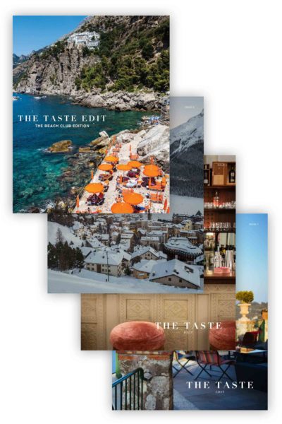 The complete collection of four issues of the taste edit digital magazine