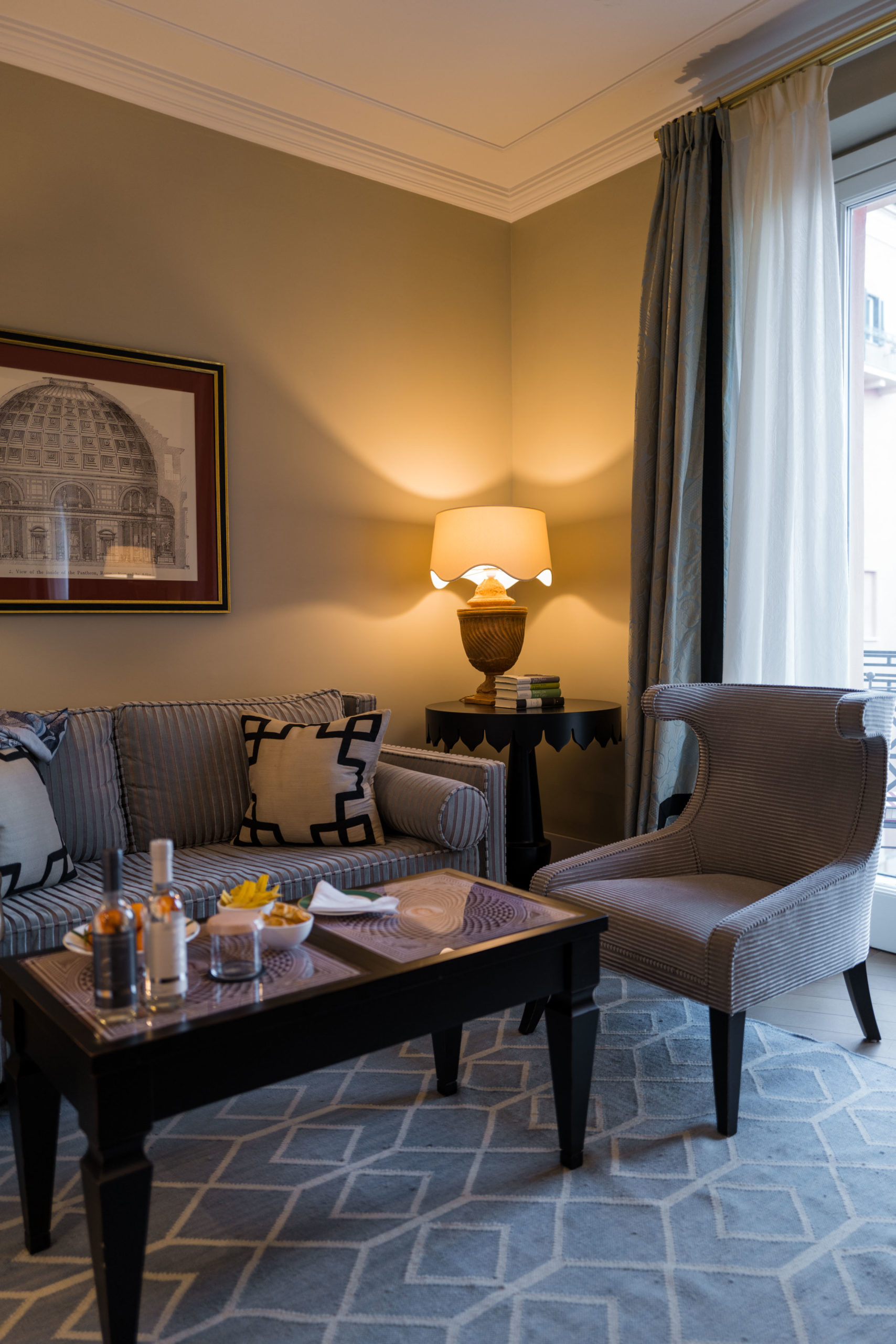 Expansive rooms at the newest hotel in Rome, Rocco Forte's Hotel de la Ville Rome - The Taste Edit #rome #hotel #decor #travel