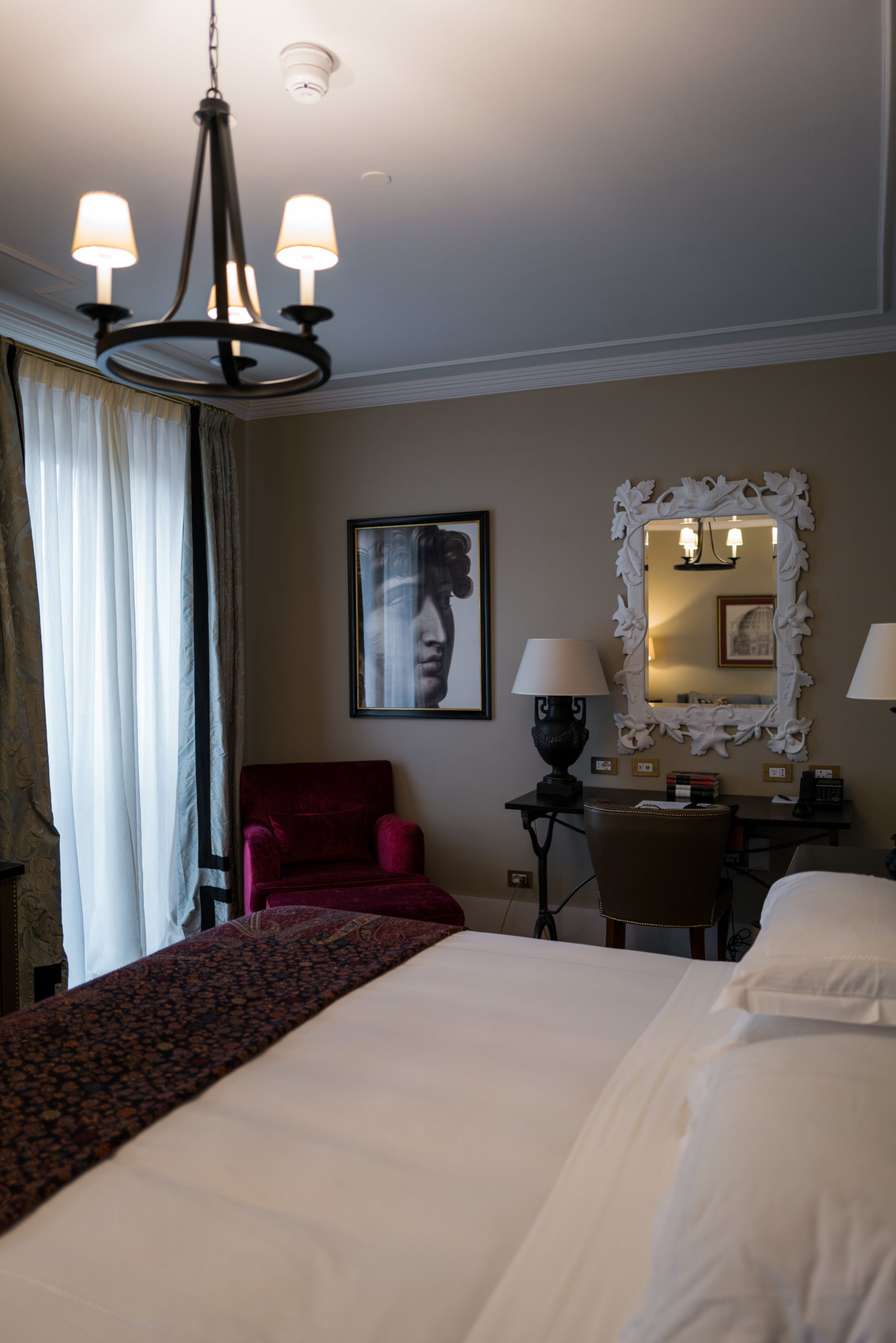 Room at Rocco Forte's Hotel de la Ville Rome - The Taste Edit #rome #hotel #decor #travel