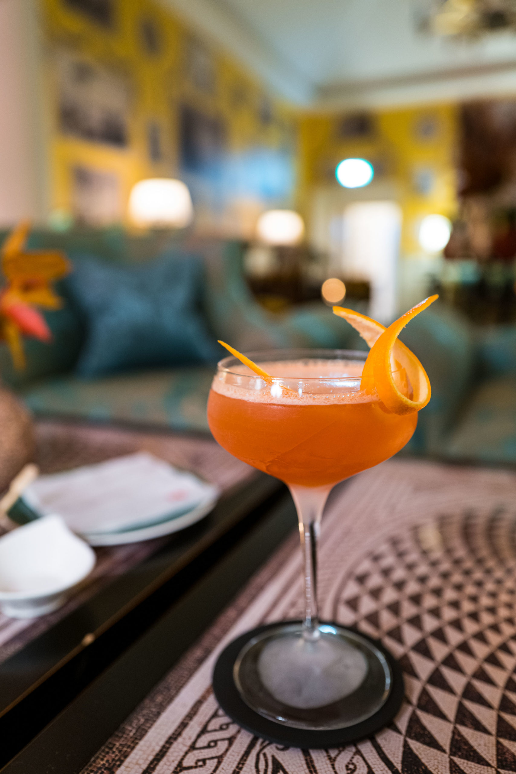 Order signature cocktails at Julep Herbal & Vermouth Bar at Rocco Forte's Hotel de la Ville Rome - The Taste Edit #rome #hotel #decor #travel
