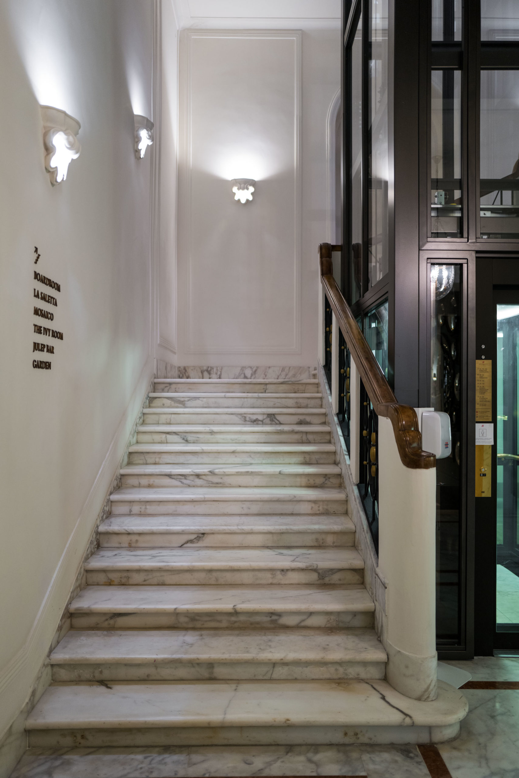 Stairs at Rocco Forte's Hotel de la Ville Rome - The Taste Edit #rome #hotel #decor #travel