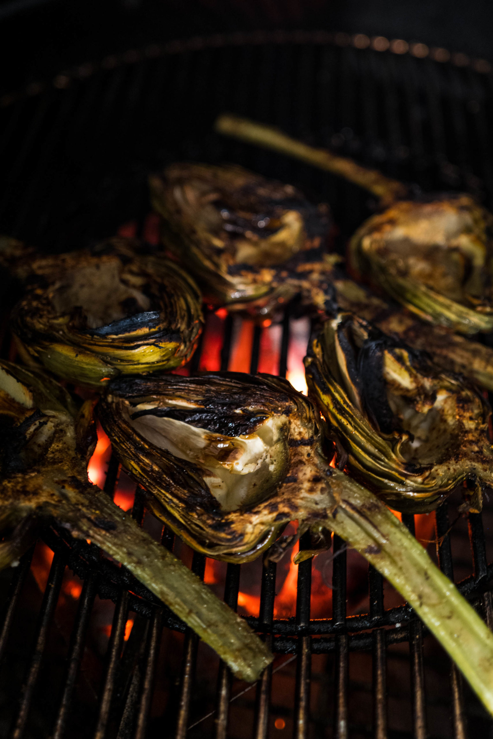 Grilled artichokes are an easy party recipe, The Taste Edit #artichokes #recipes #grilling