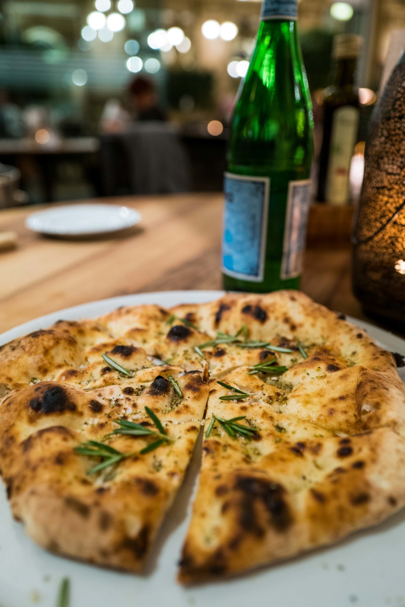 Focaccia at Sapori at the Victoria Jungfrau Hotel in Interlaken