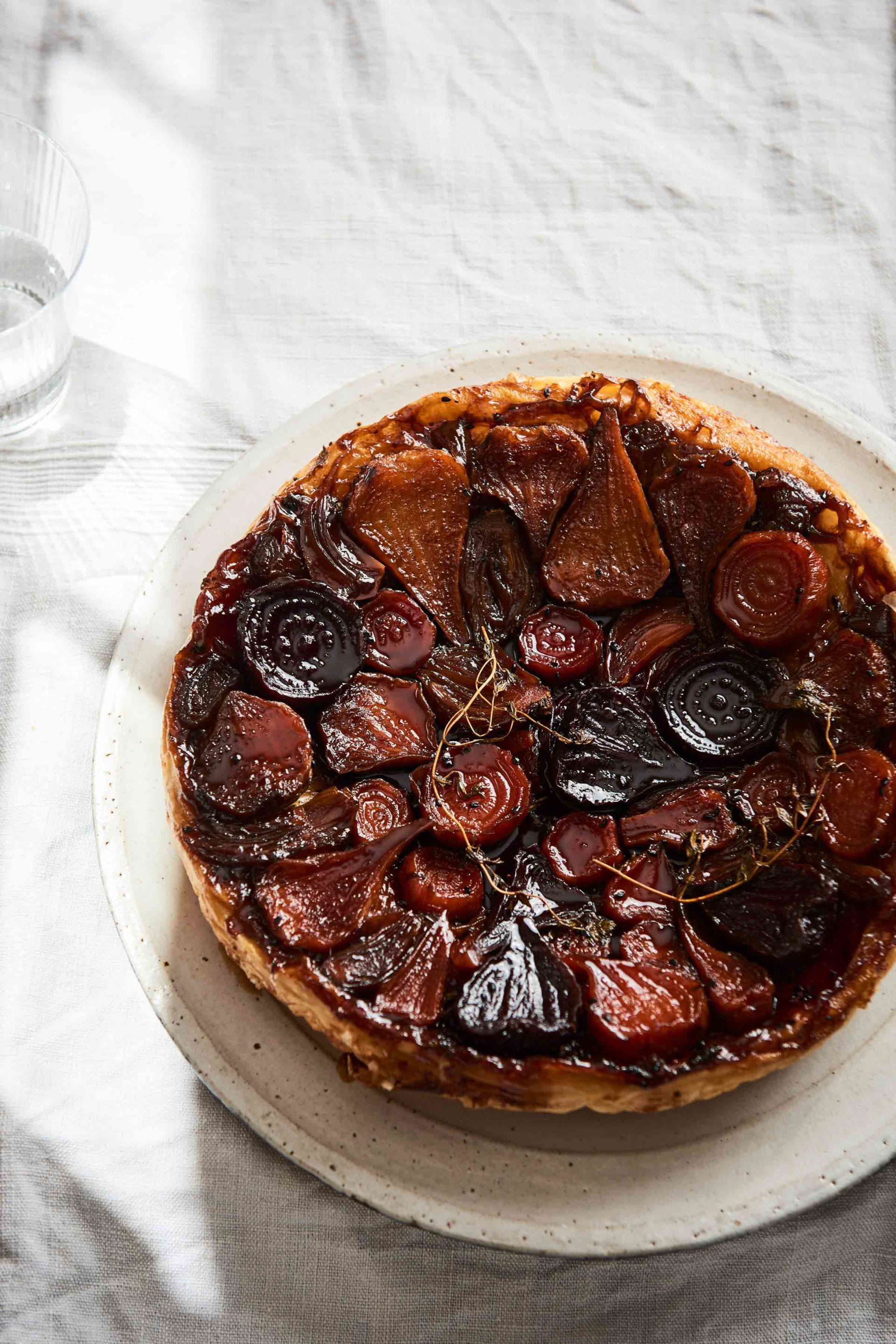 Beetroot and Shallot Tarte Tatin The Taste Edit
