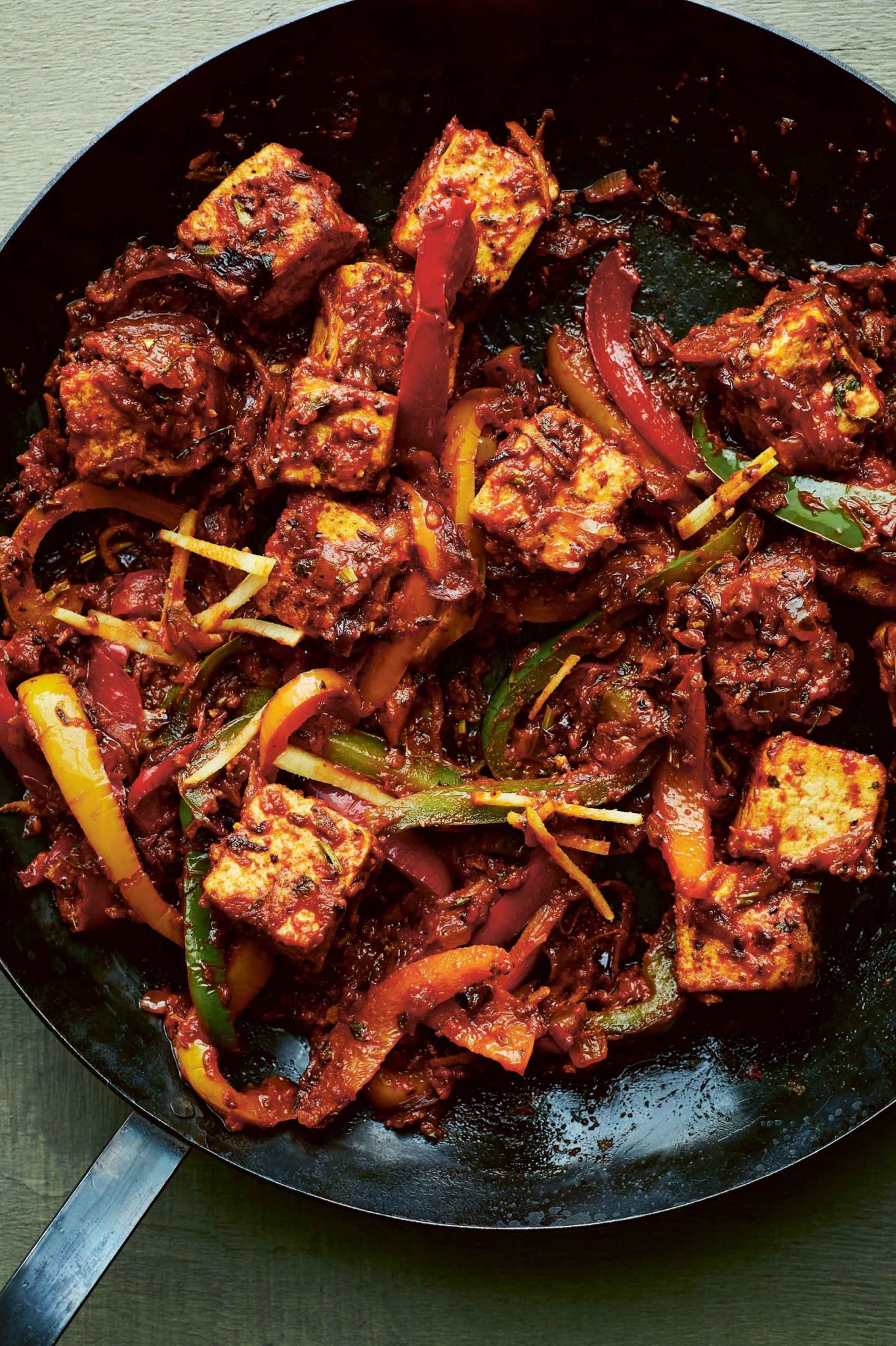 Stir-Fried Paneer & Peppers in a Kadhai Masala - The Taste Edit 