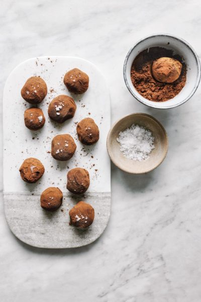 Almond Milk and Sea Salt Truffle recipe from The Italian Bakery: Step-by-Recipes with the Silver Spoon