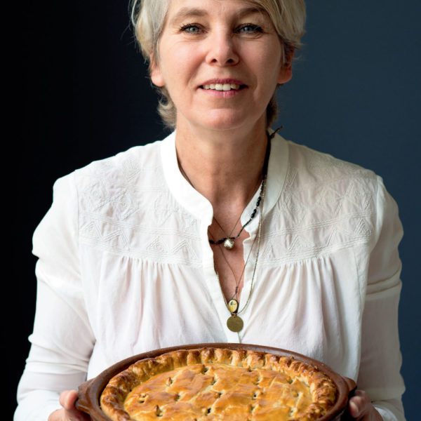 Make this easy savory pie, Catherine’s Old-Fashioned Spinach Tart Recipe from World Food Paris cookbook