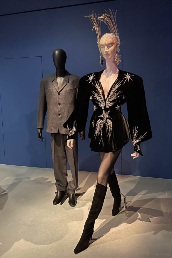 Thierry Mugler Couturissime Visit the Thierry Mugler Courturissime Paris exposition at the Musée des Arts Décoratifs a fashion icon where you can expereince his costumes, haute couture, fragrance and more