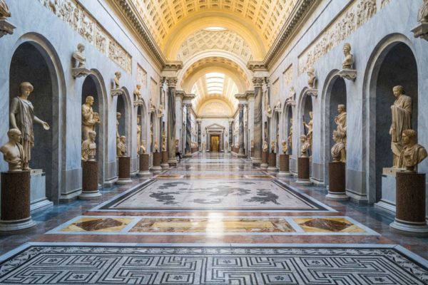 Vatican Museum Rome is one of the most famous museums in the world! Get our tips for the best experience when you visit.Pio-Clementine Gallery of Statues at the Vatican museumHall of sculptures