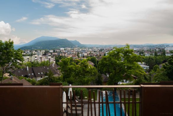 Chef Laurent Petit’s Clos de Sens hotel and three Michelin star restaurant is minutes from Geneva, in Annecy, the "Venice of France"