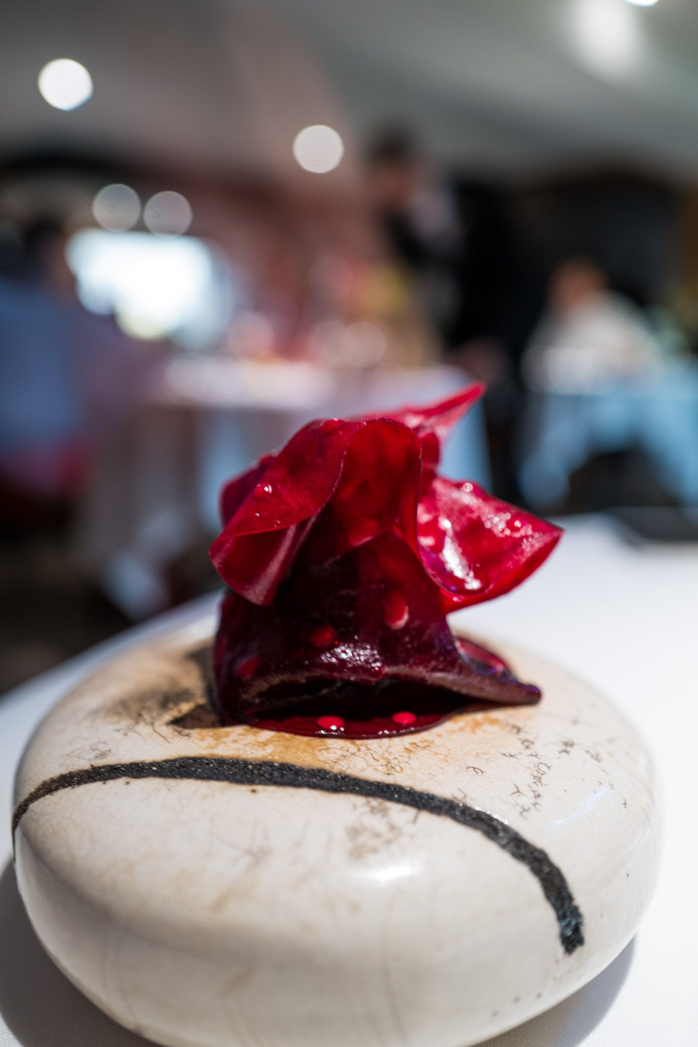 beet tartiflette at Chef Laurent Petit’s Clos de Sens hotel and three Michelin star restaurant is minutes from Geneva, in Annecy, the "Venice of France"