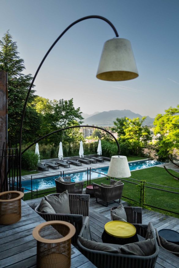 Chef Laurent Petit’s Clos de Sens hotel and three Michelin star restaurant is minutes from Geneva, in Annecy, the "Venice of France"