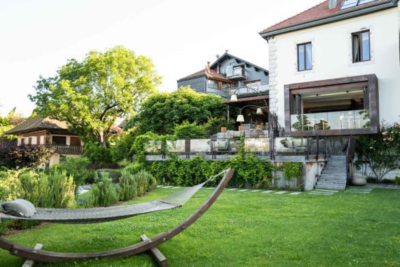 Chef Laurent Petit’s Clos de Sens hotel and three Michelin star restaurant is minutes from Geneva, in Annecy, the "Venice of France"