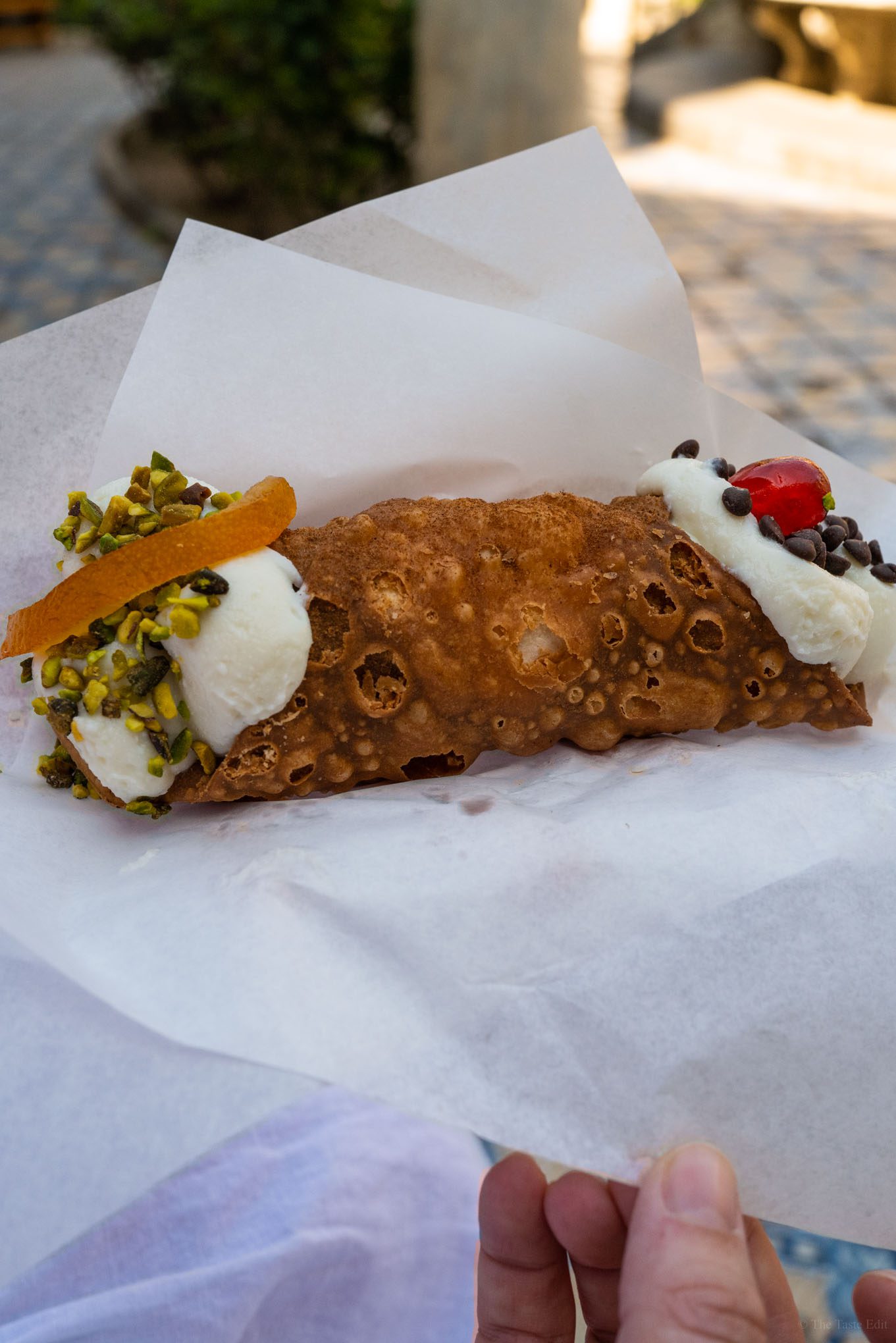 Finding the best Cannoli in Palermo Sicily at I Segreti Del Chiostro