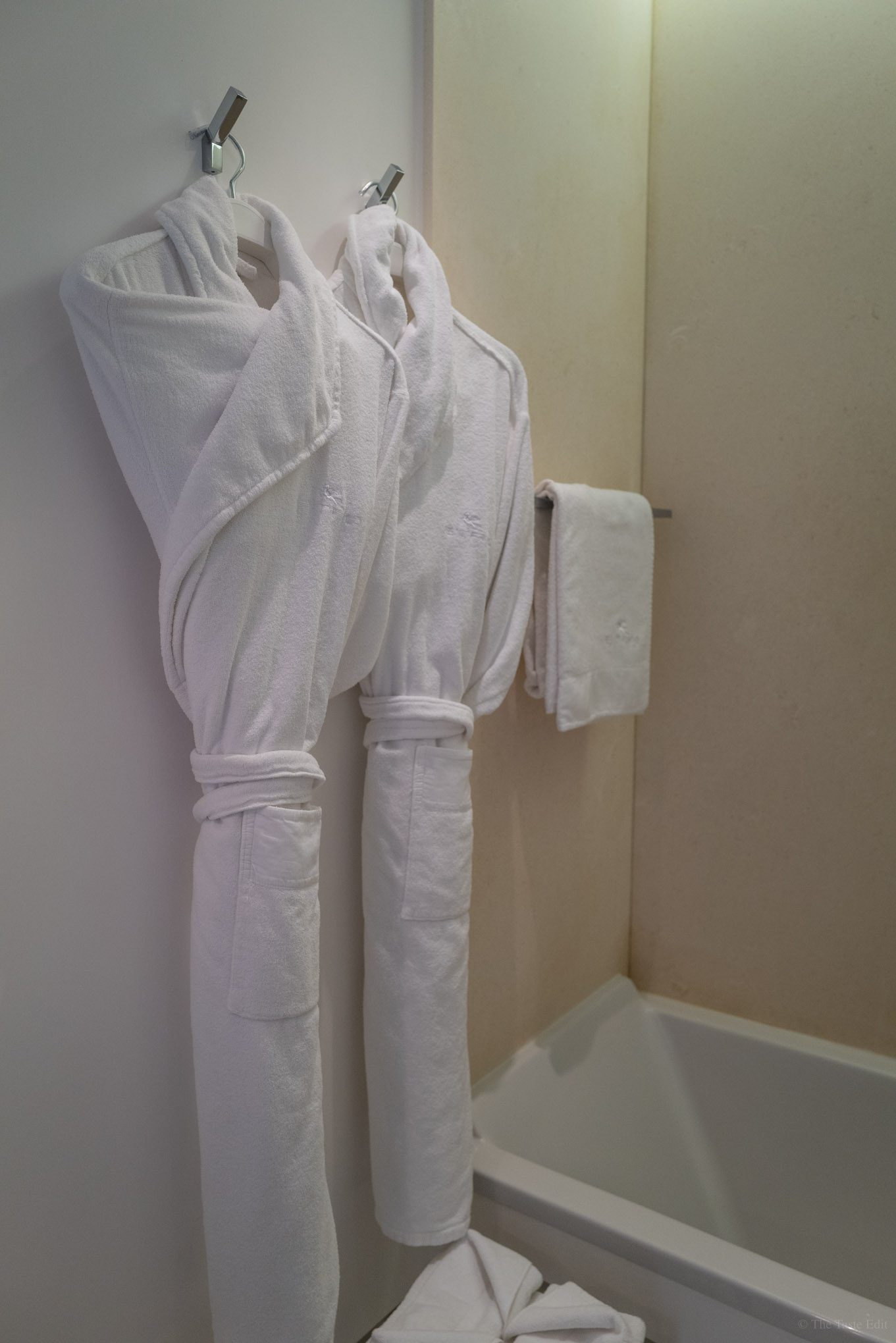 etro robe at Casa Angelina hotel in the Amalfi Coast