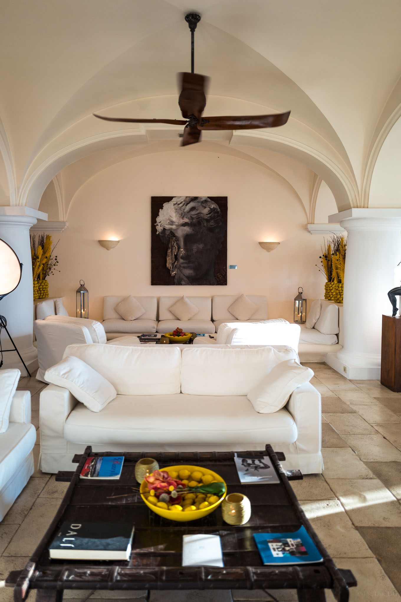 Capri Palace Jumeirah Hotel is a luxury property in the center of Anacapri on the Amalfi Coast