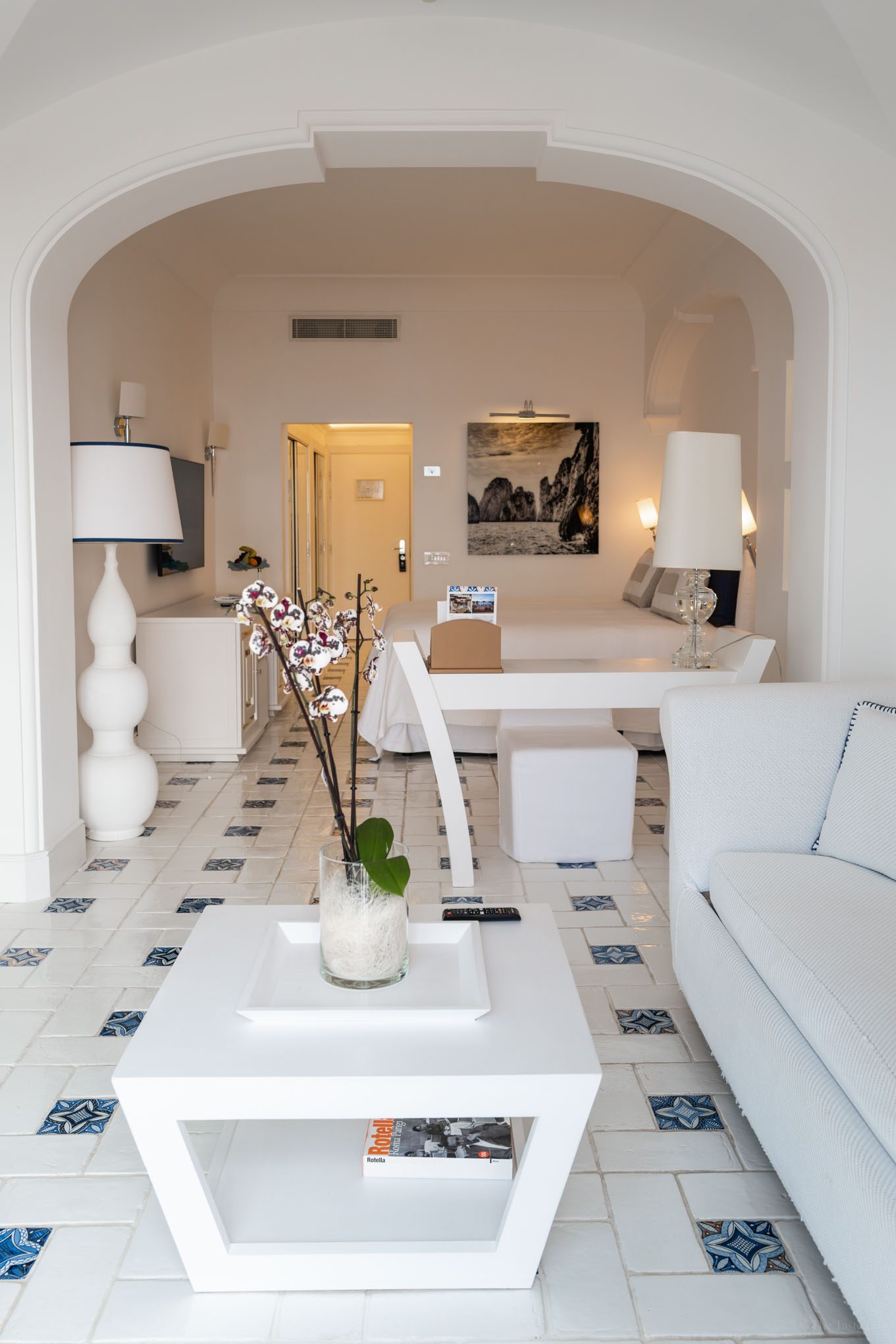 Capri Palace Jumeirah Hotel is a luxury property in the center of Anacapri on the Amalfi Coast