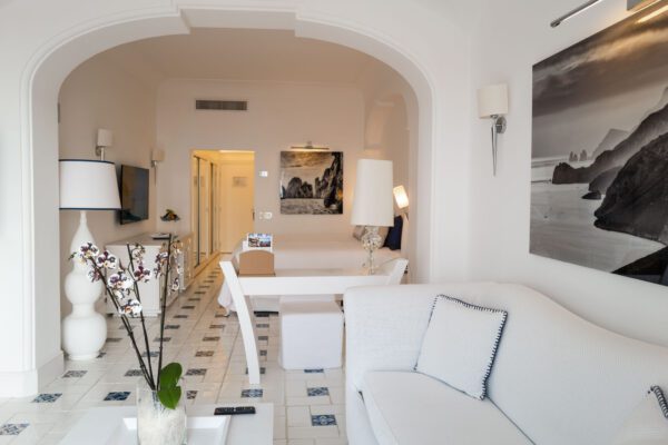 Capri Palace Jumeirah Hotel is a luxury property in the center of Anacapri on the Amalfi Coast