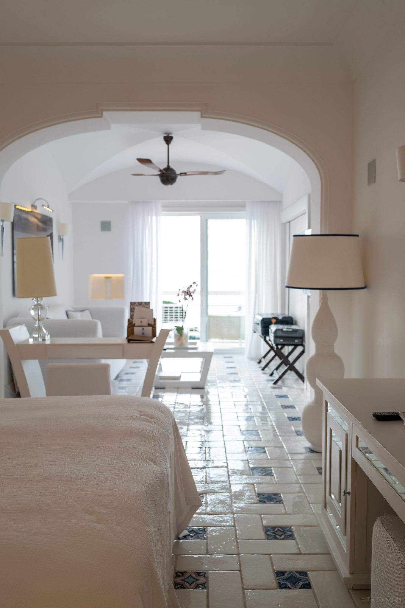 Capri Palace Jumeirah Hotel is a luxury property in the center of Anacapri on the Amalfi Coast