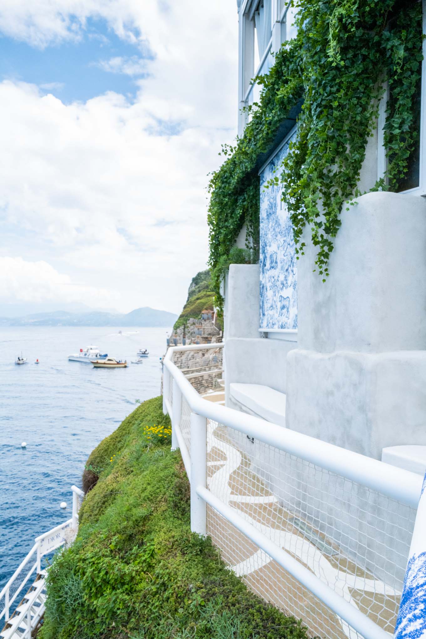 Dior Beach Club at Capri Palace Jumeirah Hotel is a luxury property in the center of Anacapri on the Amalfi Coast