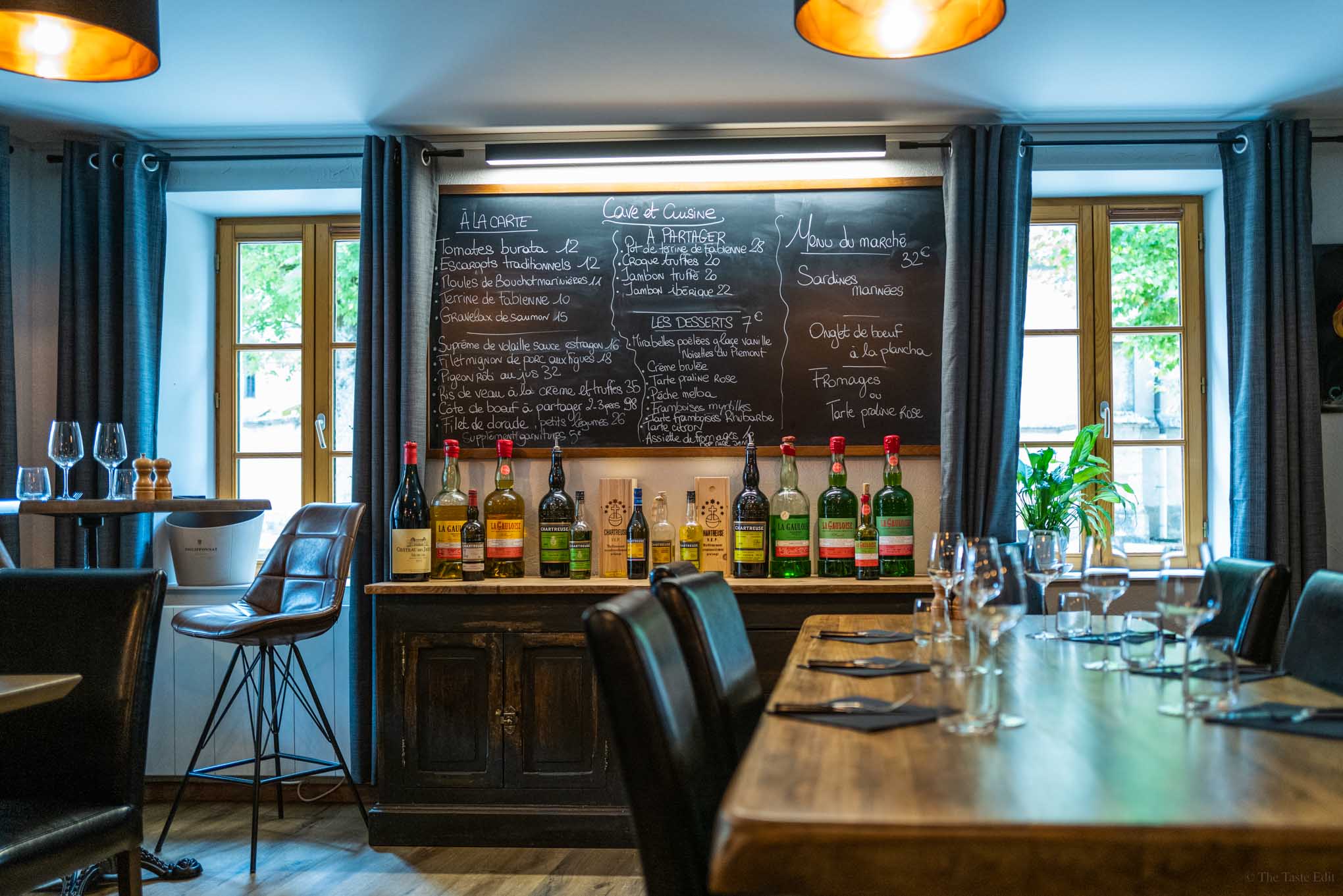 Cave et Cuisine burgundy restaurant