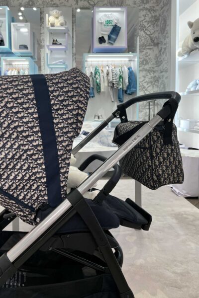 Finding the best diaper bag that Parisians use - Changing bag in Baby Dior Paris Store