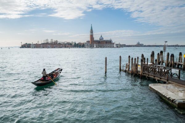 Skip a Gondola ride and do this instead in Venice. See a single gondolier on the