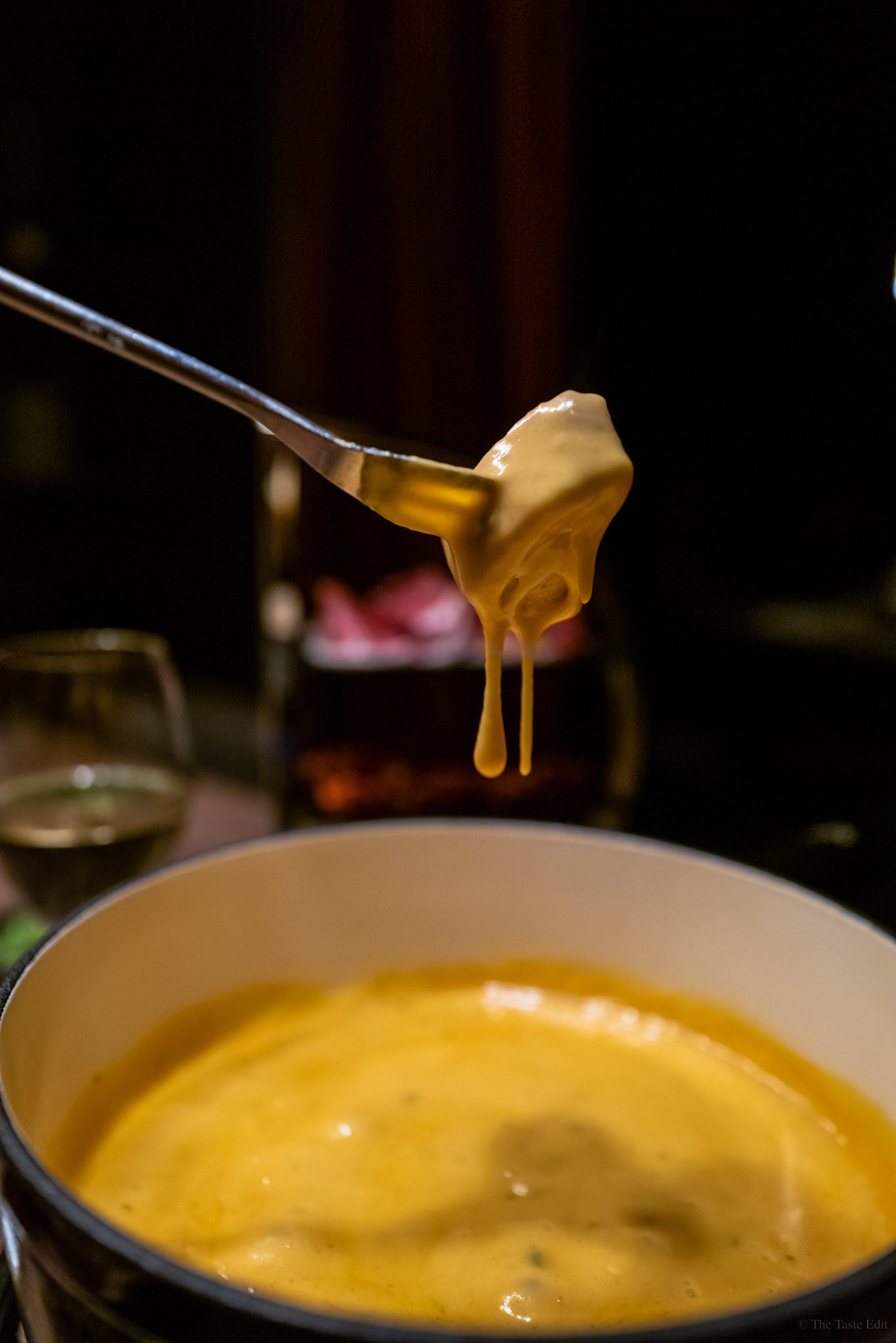 Fondue at The Dolder Grand Hotel in Zurich's Krug Champagne Chalet