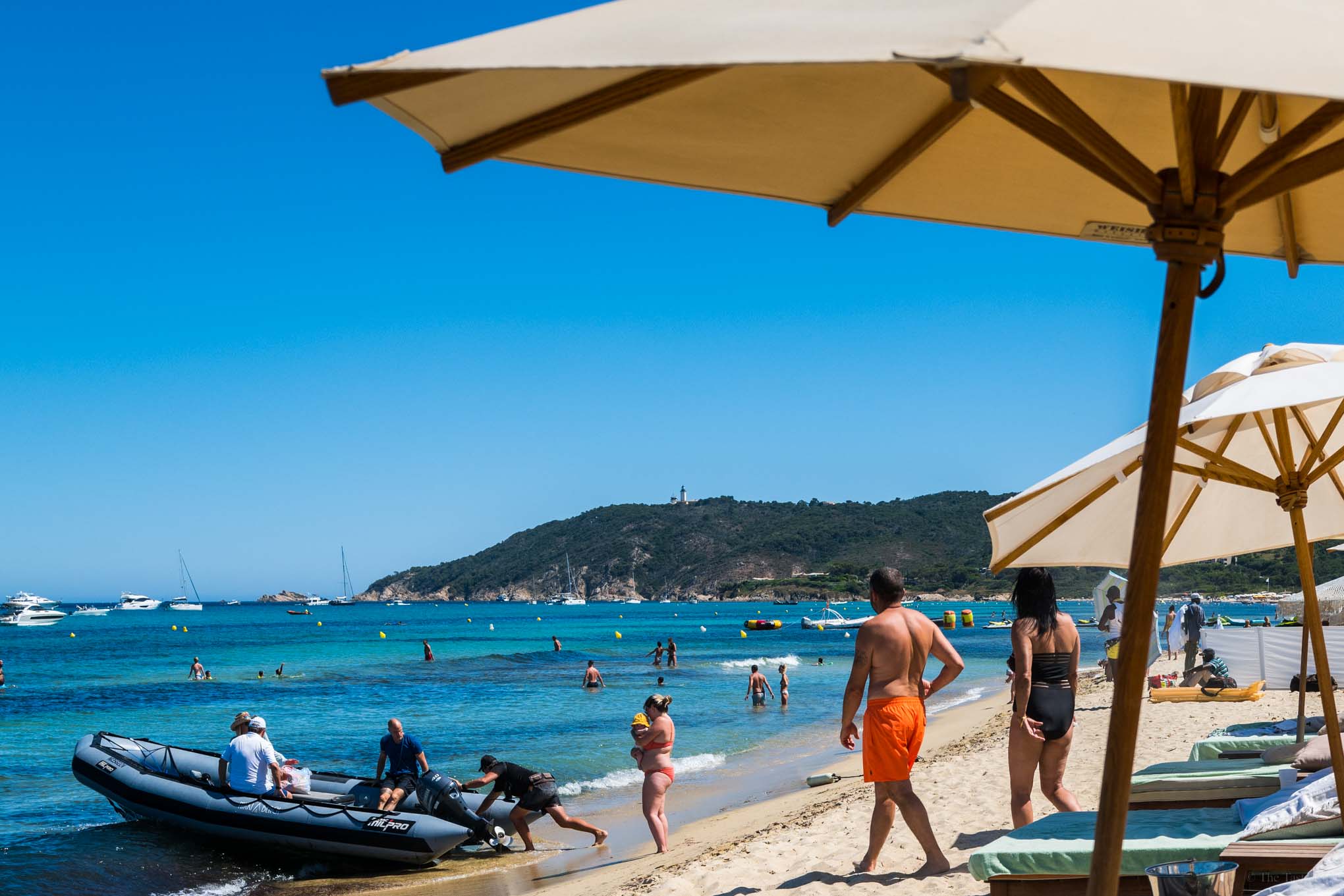 La Réserve à la Plage at Pampelonne Beach in France